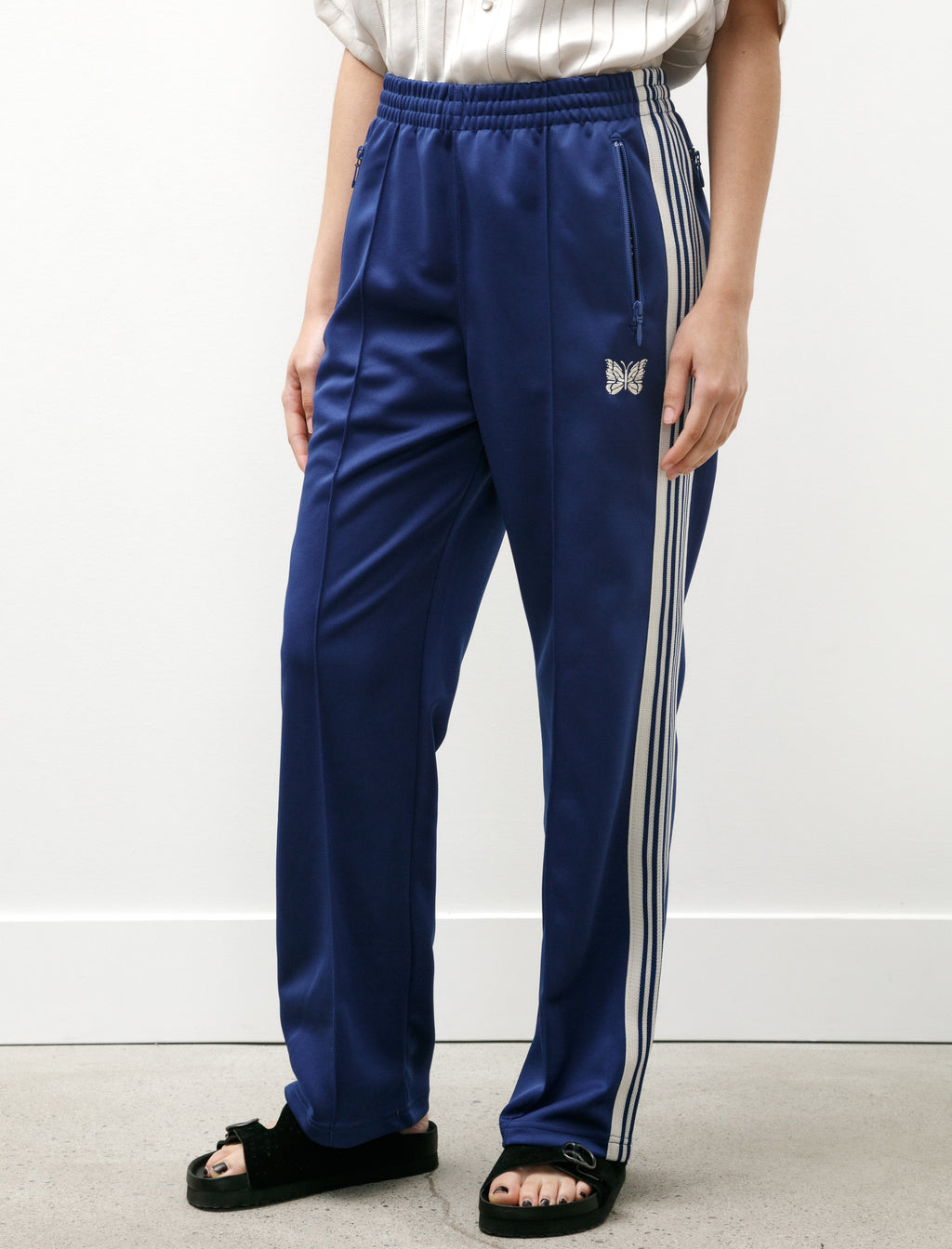 Track Pant Poly Smooth Royal