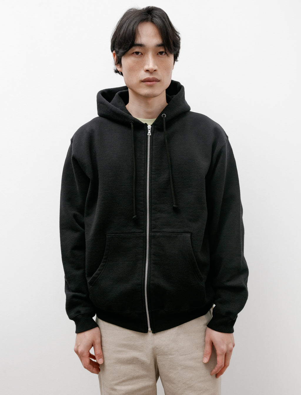 Heavy BD Sweat Zip Parka Black