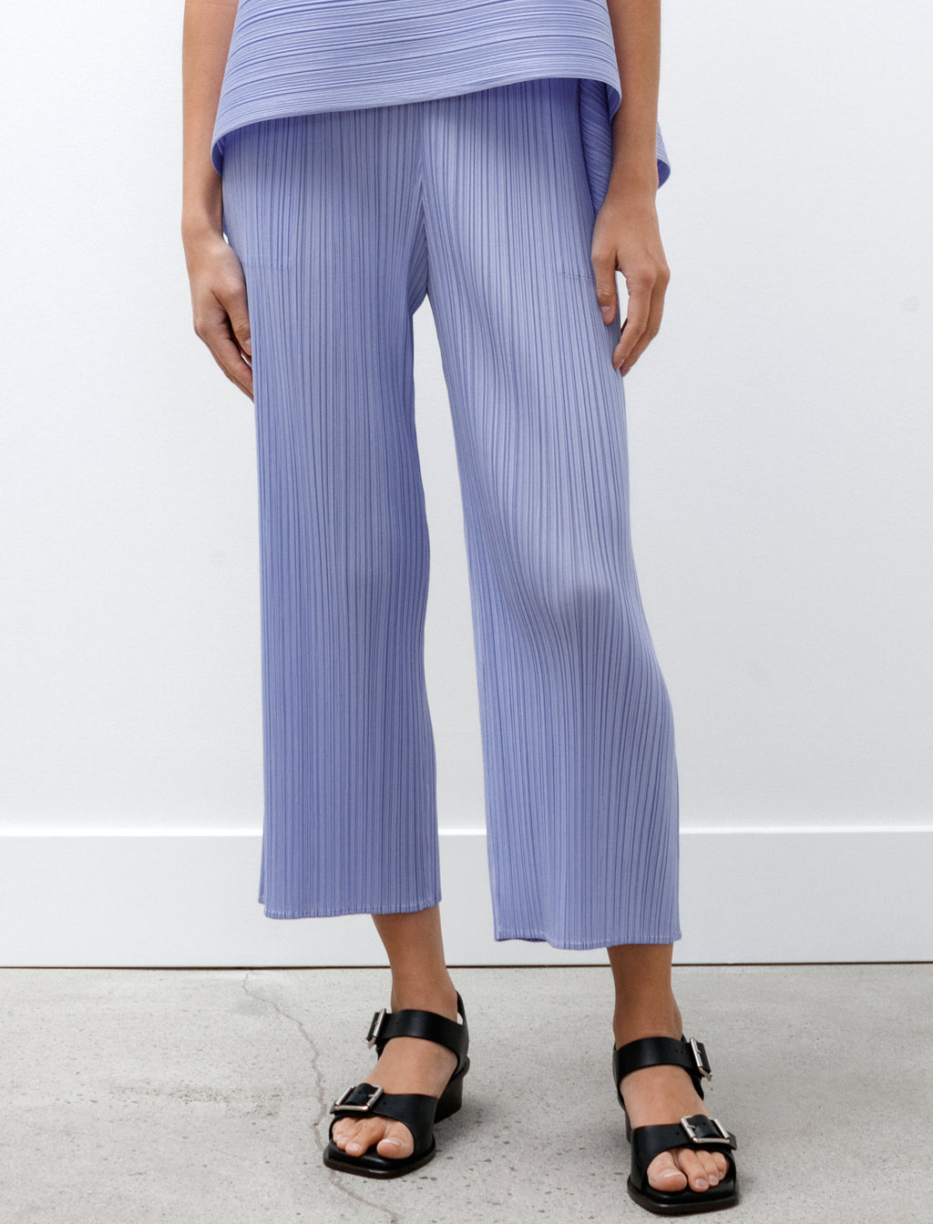 Pleats Please by Issey Miyake Monthly Colours Wide Leg Pants Light 
