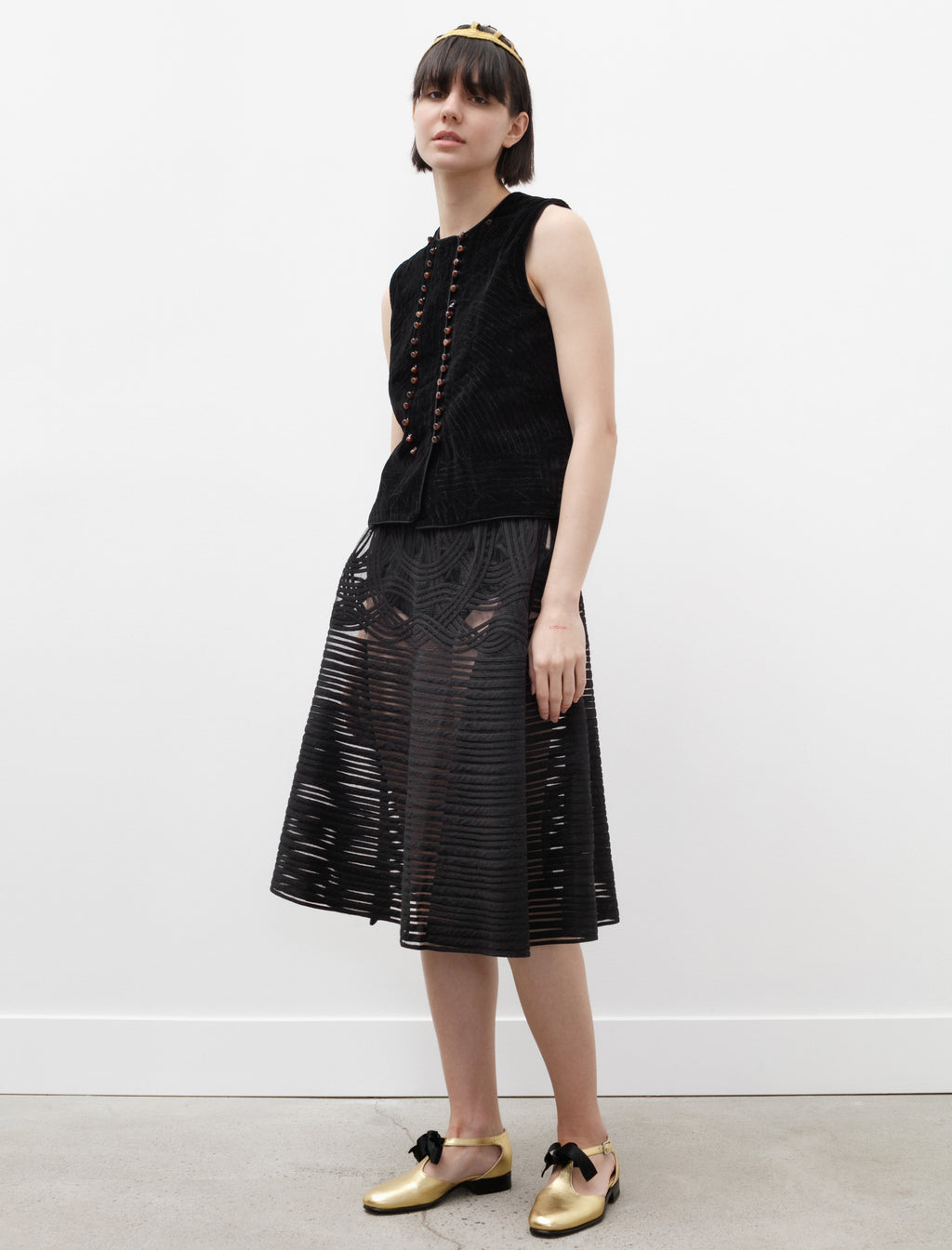 Sheer Trellis Skirt