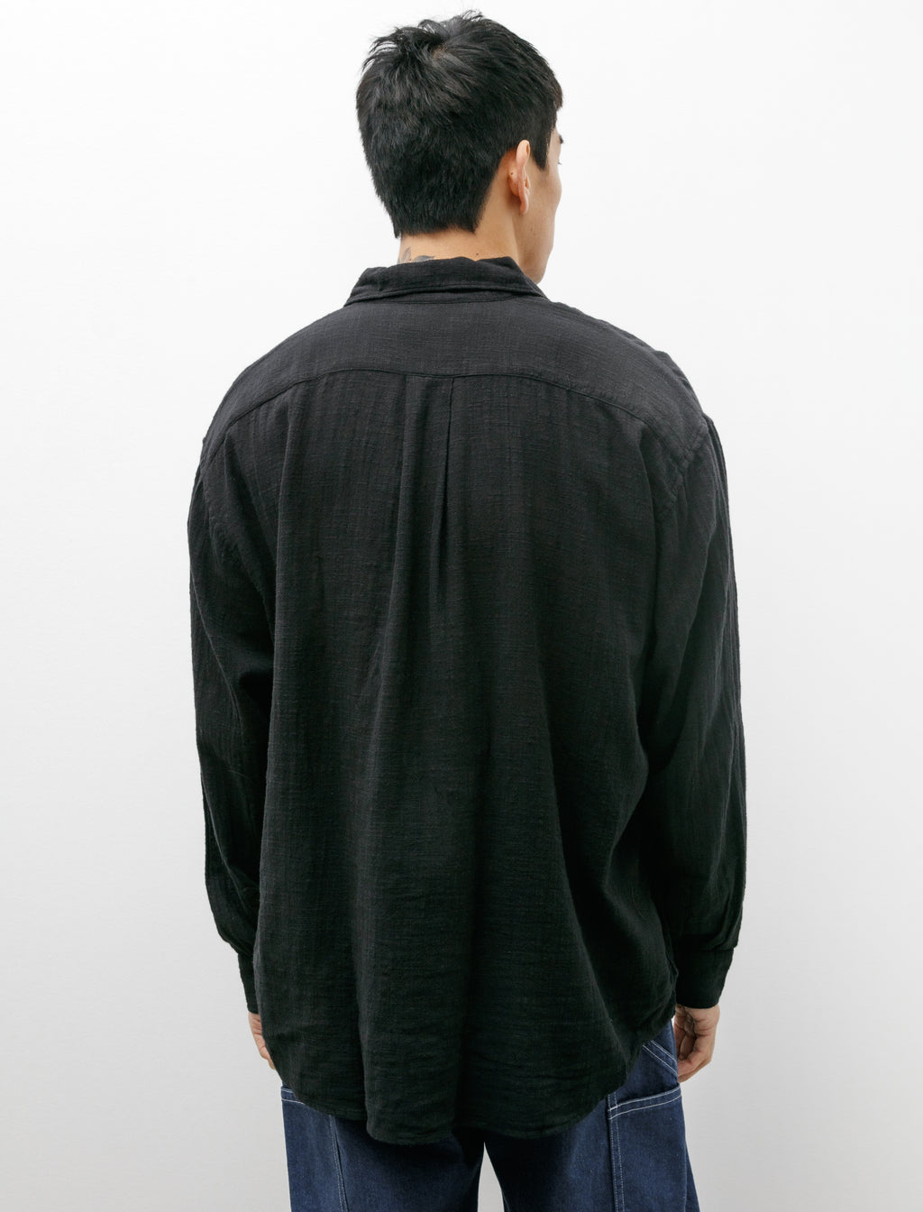 Coco Shirt Air Cotton Washed Black