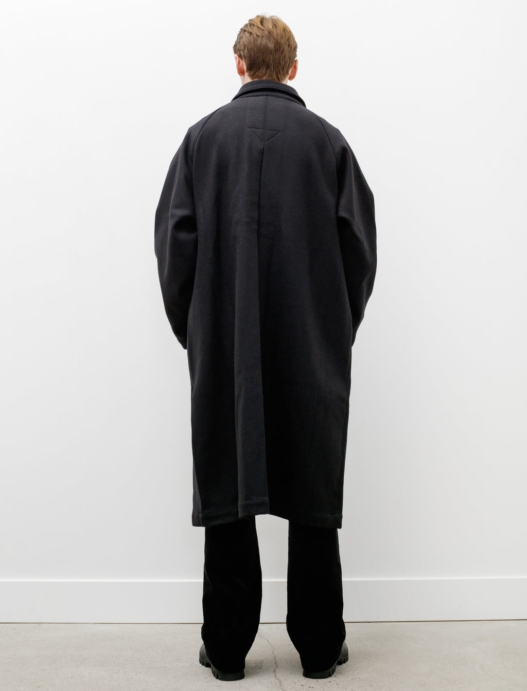 Frank Leder Long Wool Coat Black – Neighbour