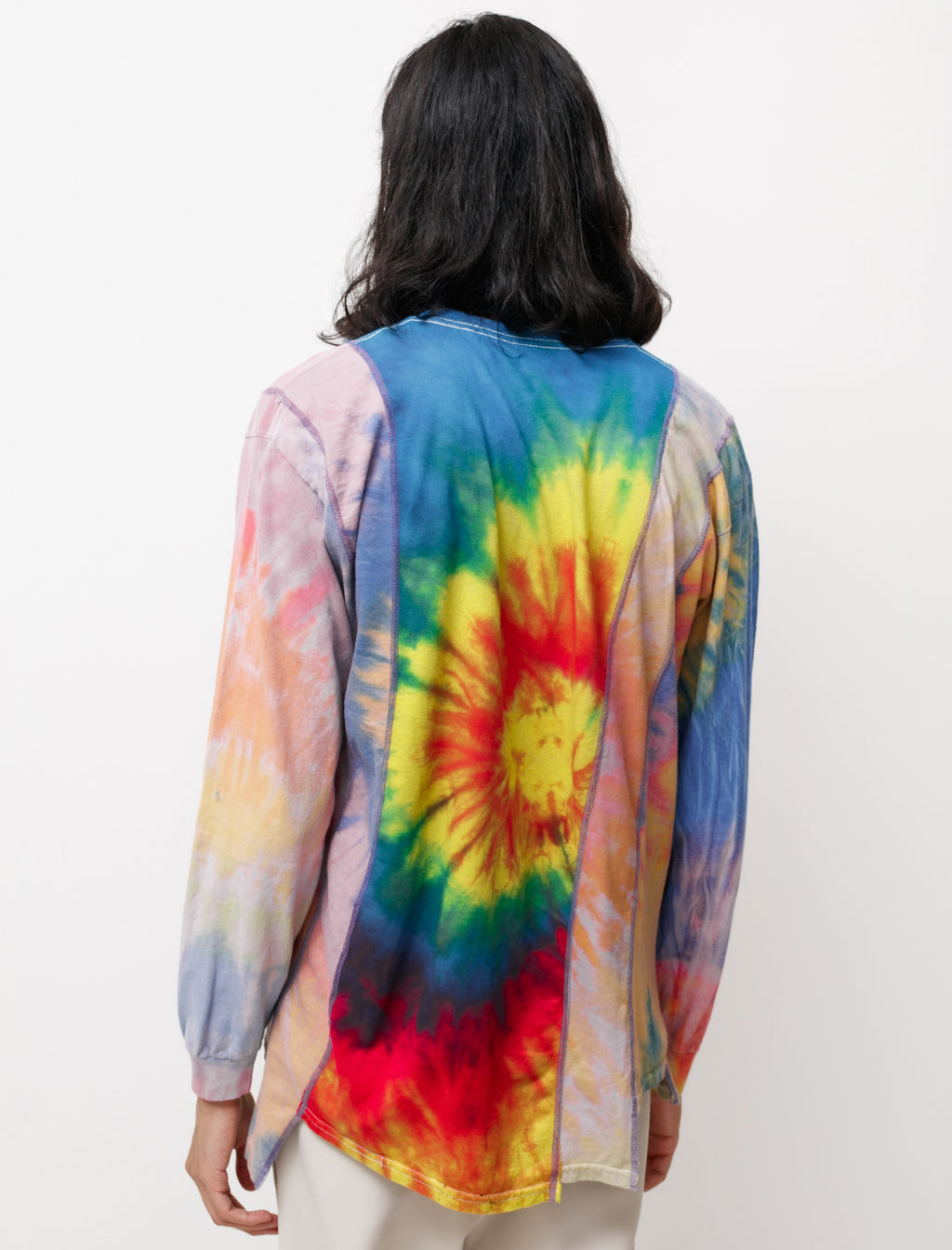 Rebuild by Needles 5 Cuts Tie Dye LS