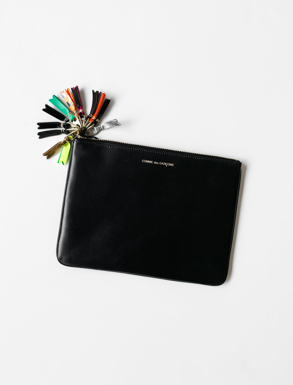 Comme des garcons clearance zip around wallet extension