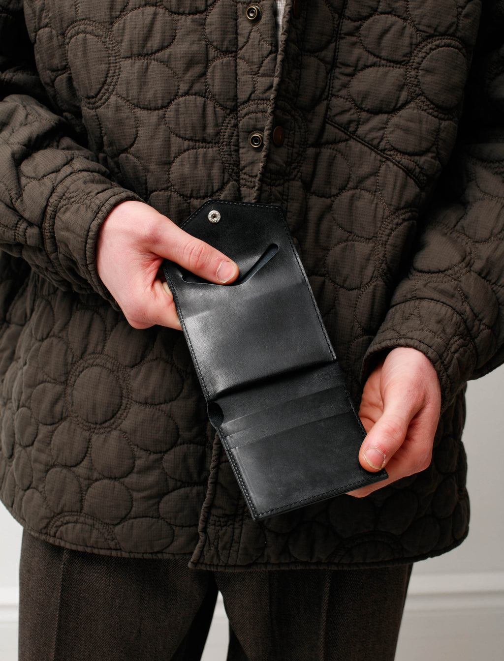 Hender Scheme Flap Wallet Black – Neighbour