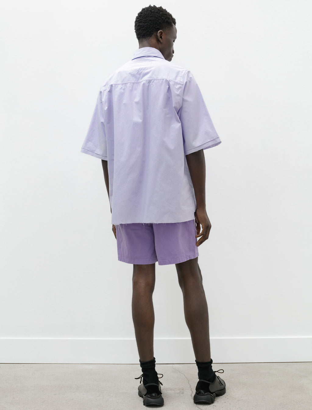 Knee Shorts Twill Purple