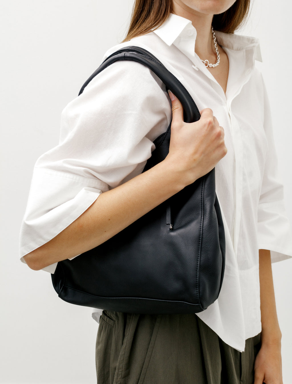 Soft Clasp Shoulder Bag