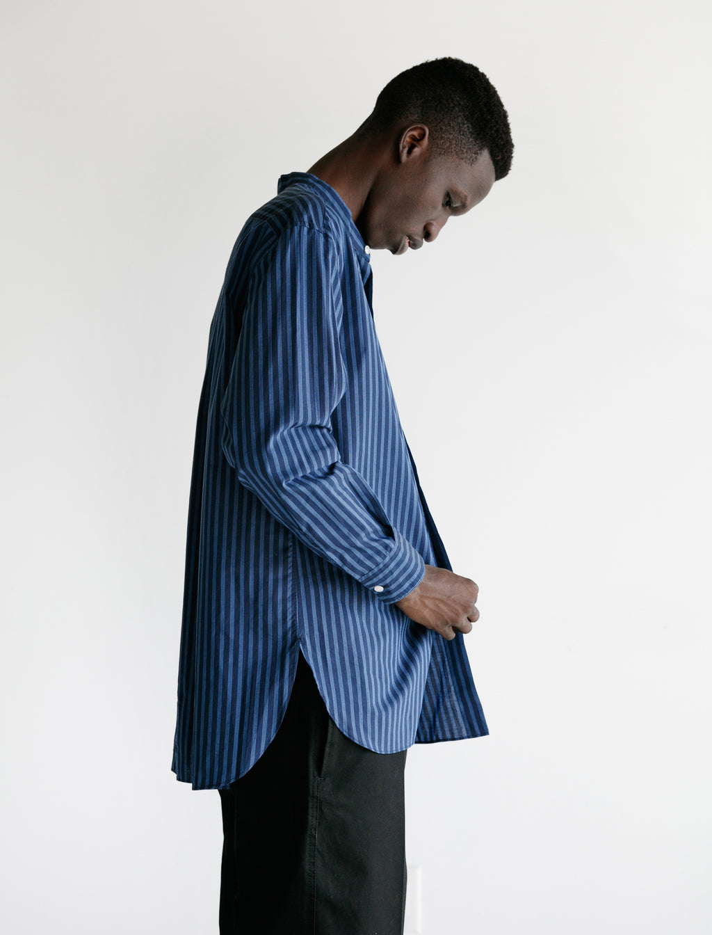 CristaSeya Mao Shirt II Blue Navy Stripes – Neighbour