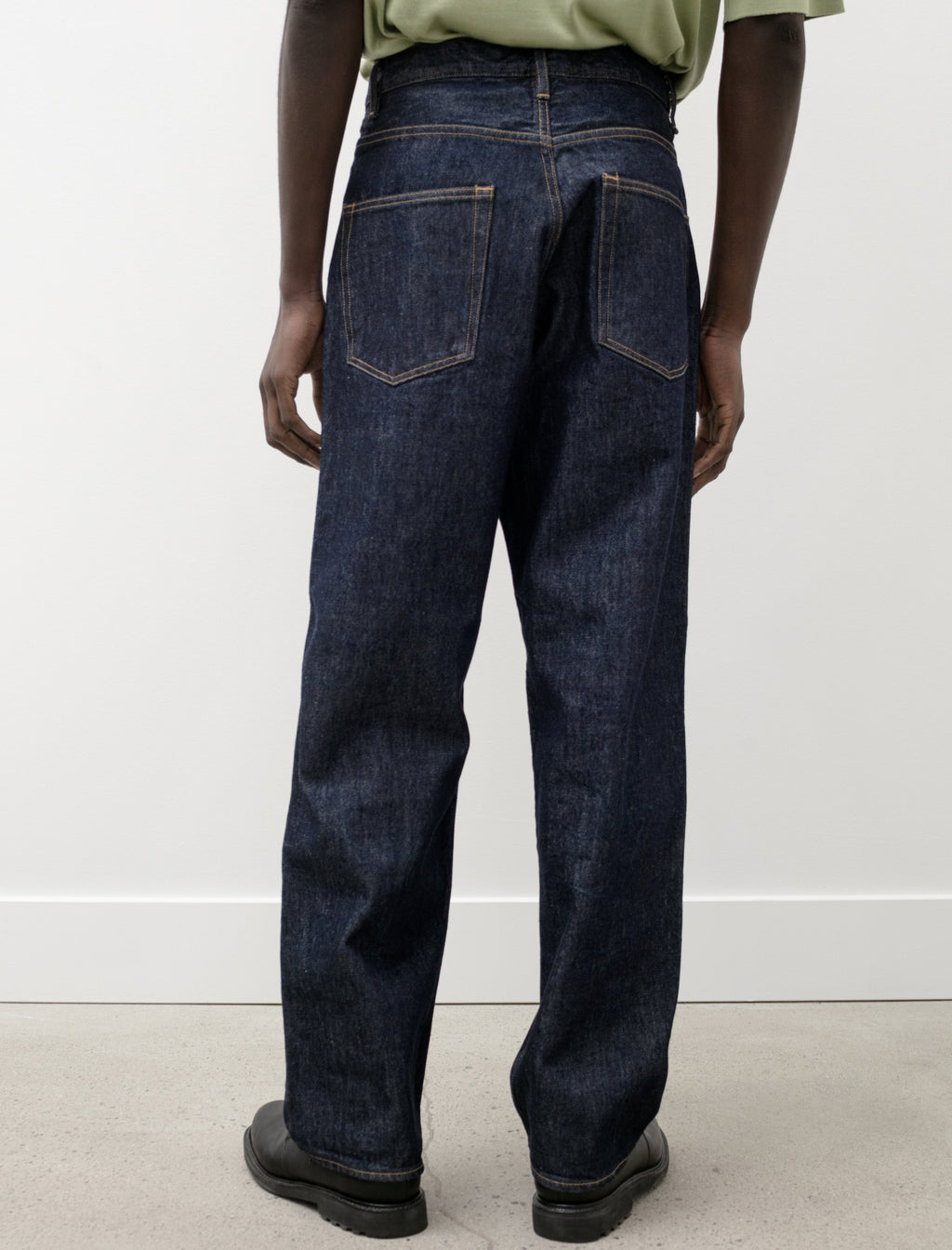 Auralee Hard Twist Denim Wide Pants Indigo – Neighbour