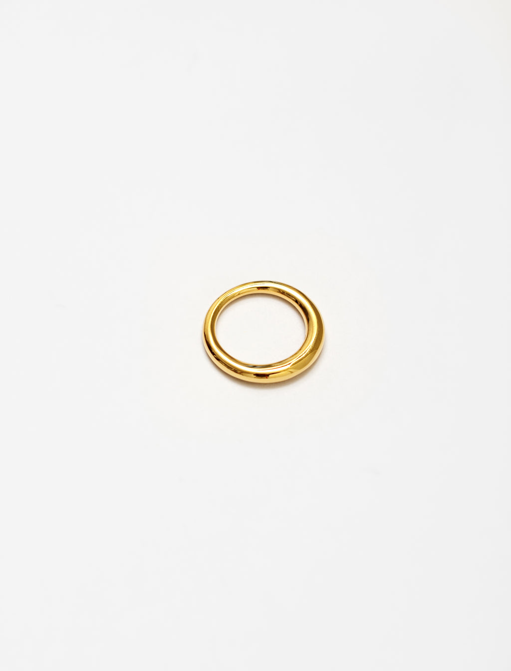 Snake Ring Thin Polished Vermeil