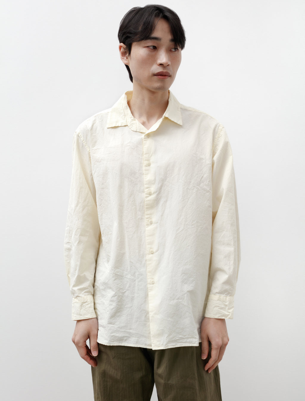 Big Raccourcie Shirt Porcelain