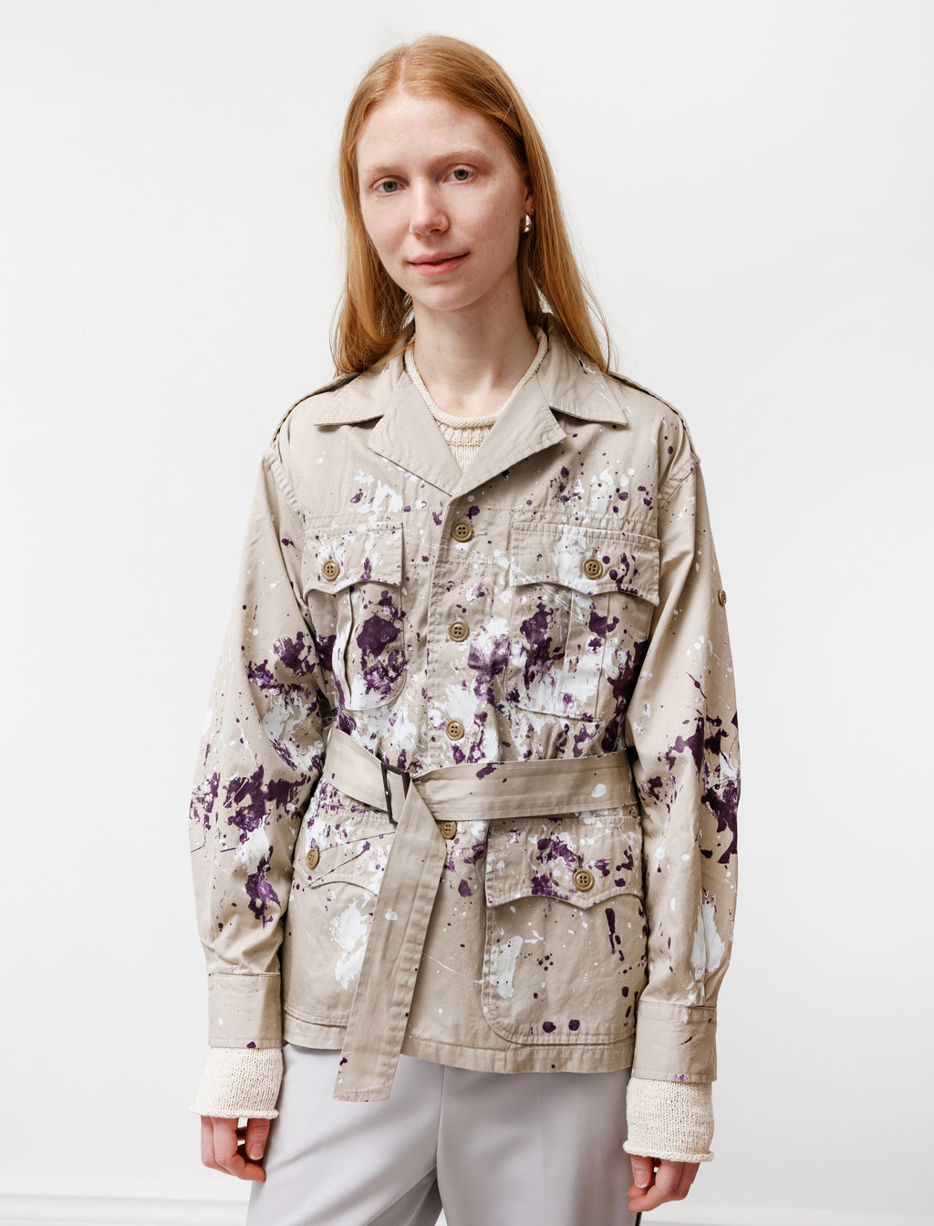 Safari Jacket Paint Splatters