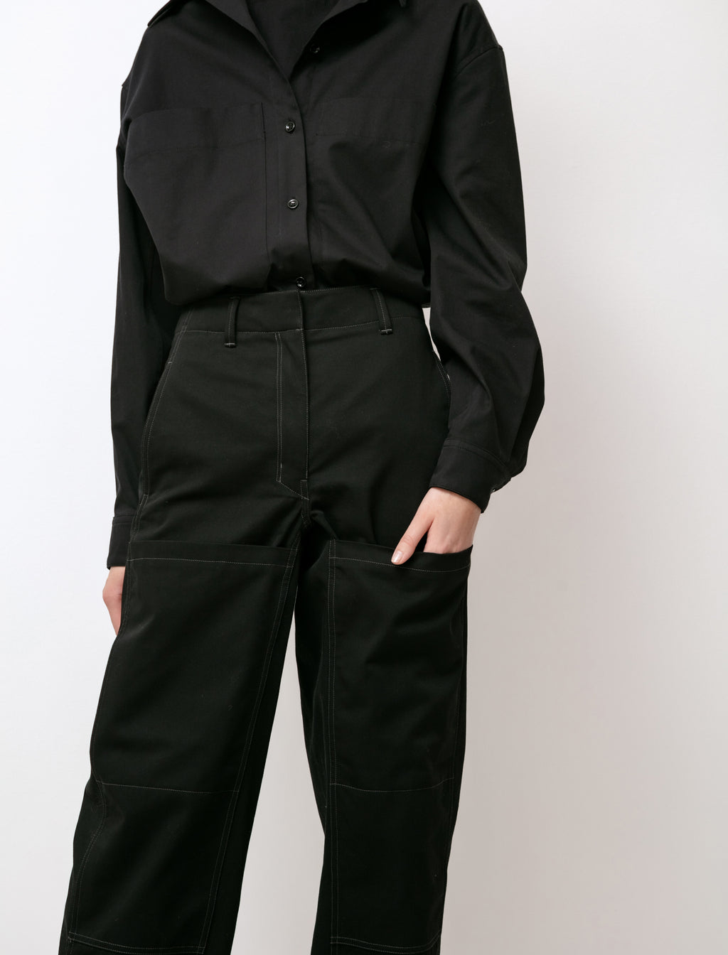 Lemaire Work Pants Black – Neighbour