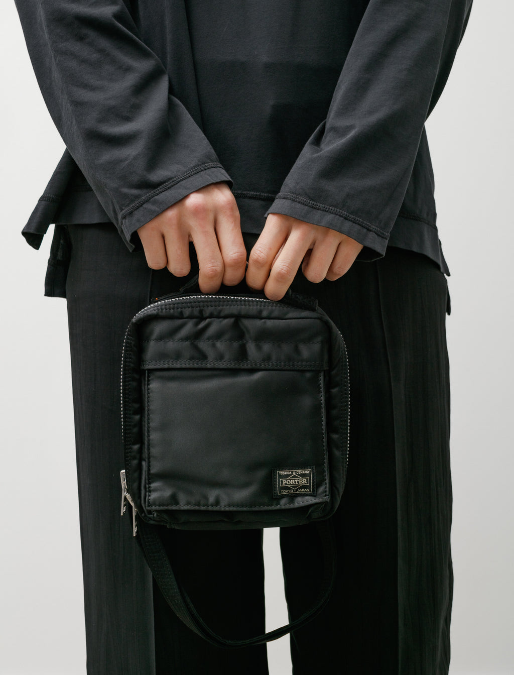 Tanker Shoulder Bag Square Black