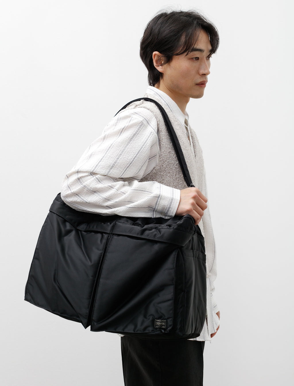 Porter-Yoshida and Co - Men - Tanker 2-Way Nylon Tote Bag Black