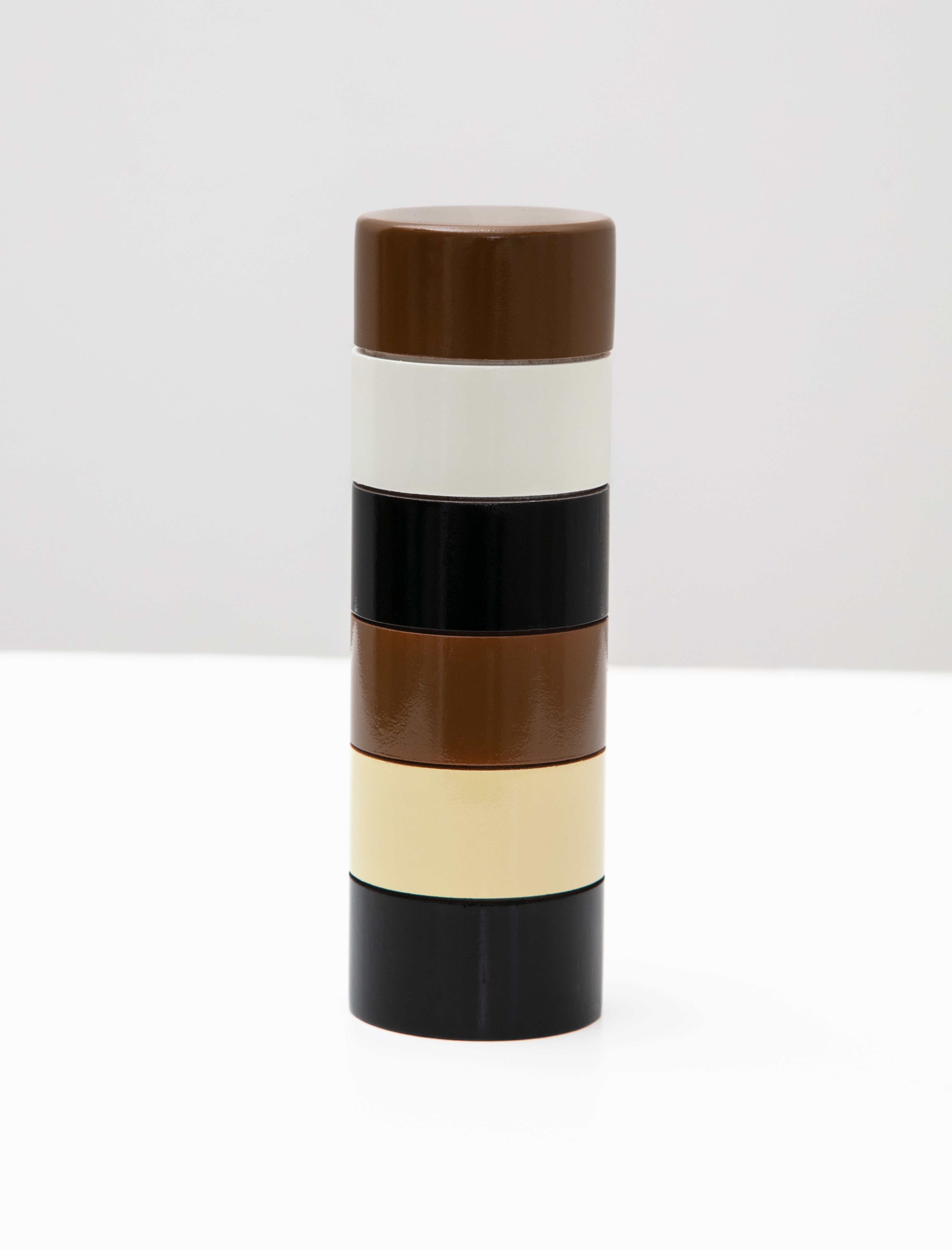 Semi-D Painted Peppermills