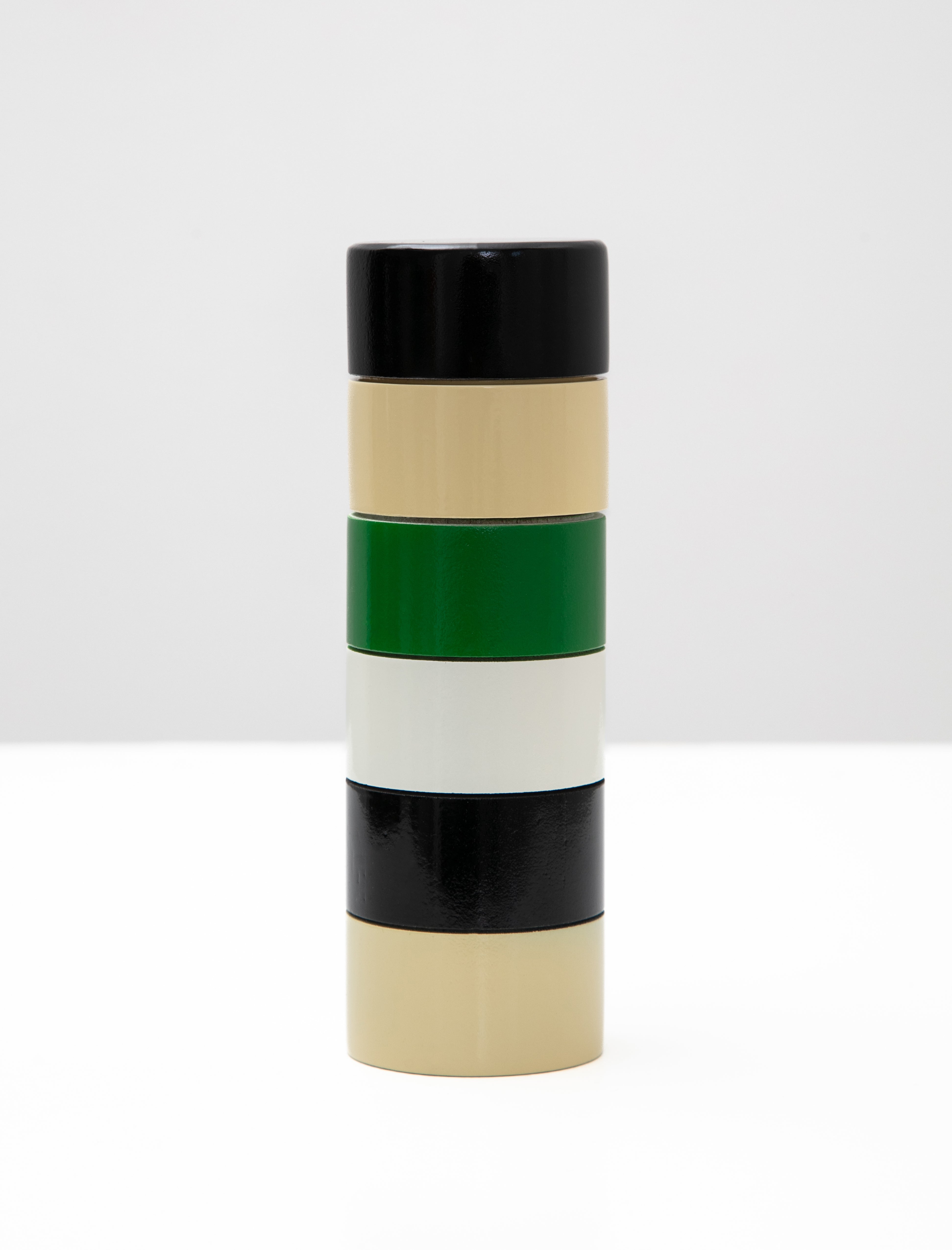 Semi-D Painted Peppermills