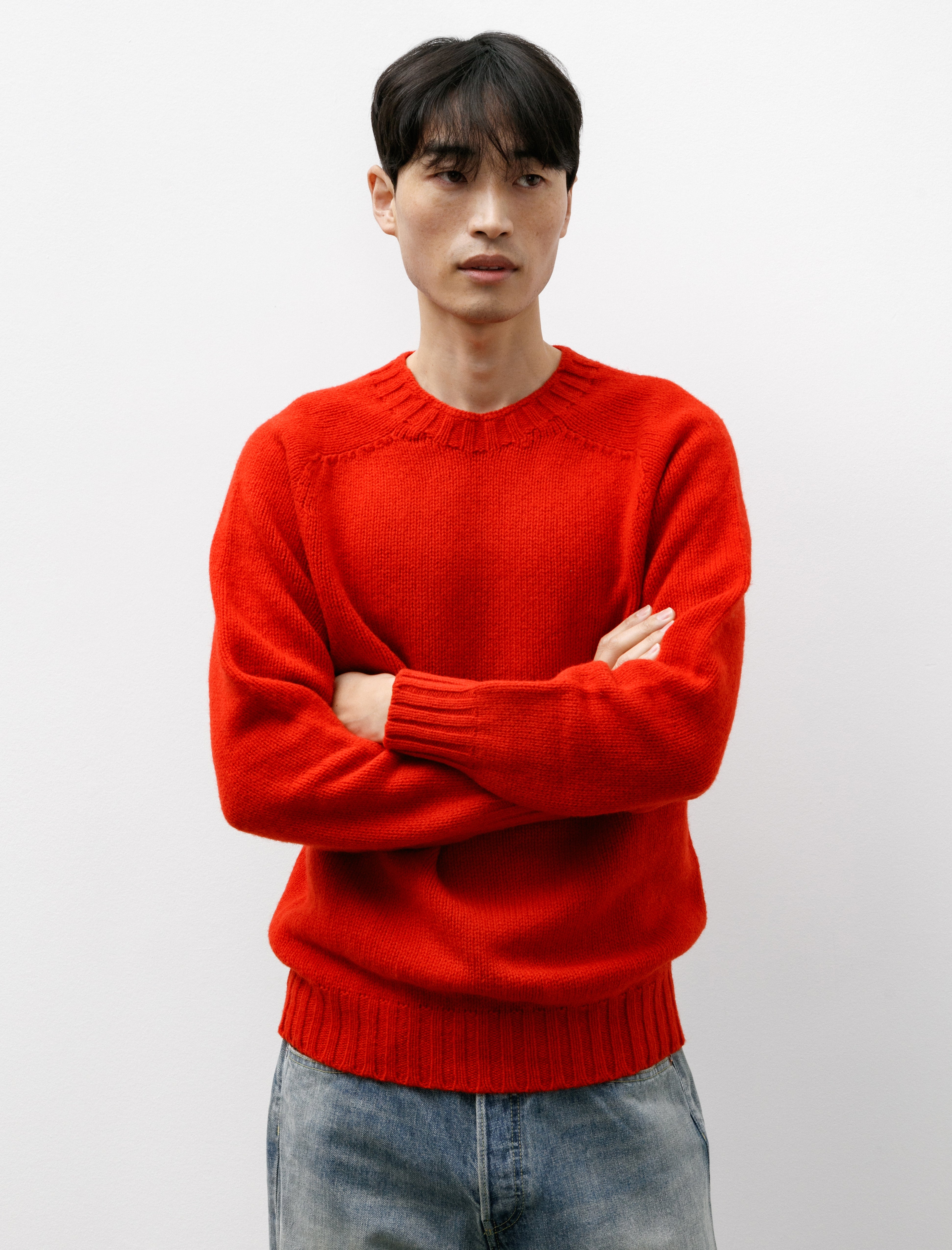 Howlin' Boxy Space Knit Pullover Red