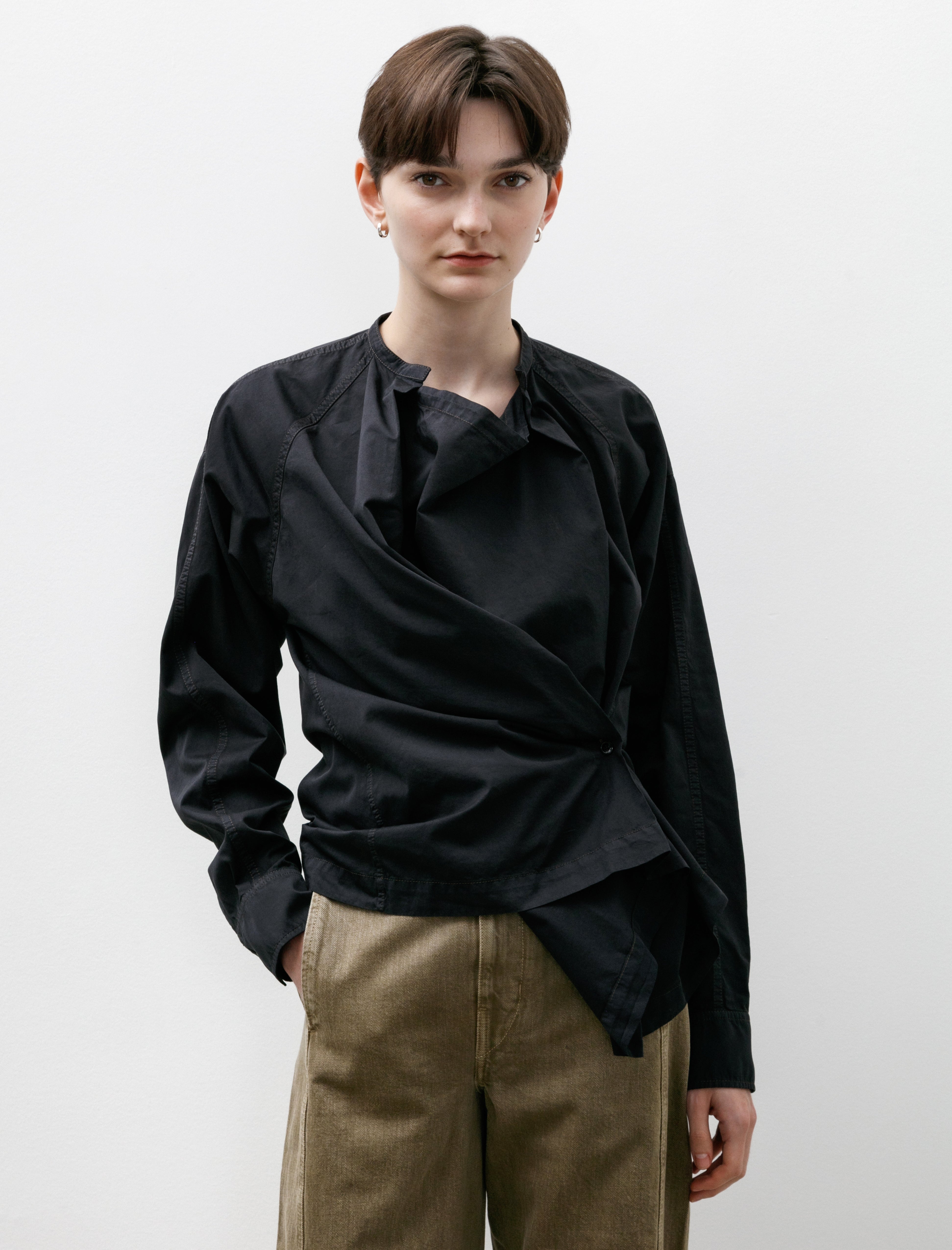 Lemaire Twisted Top Ash Black