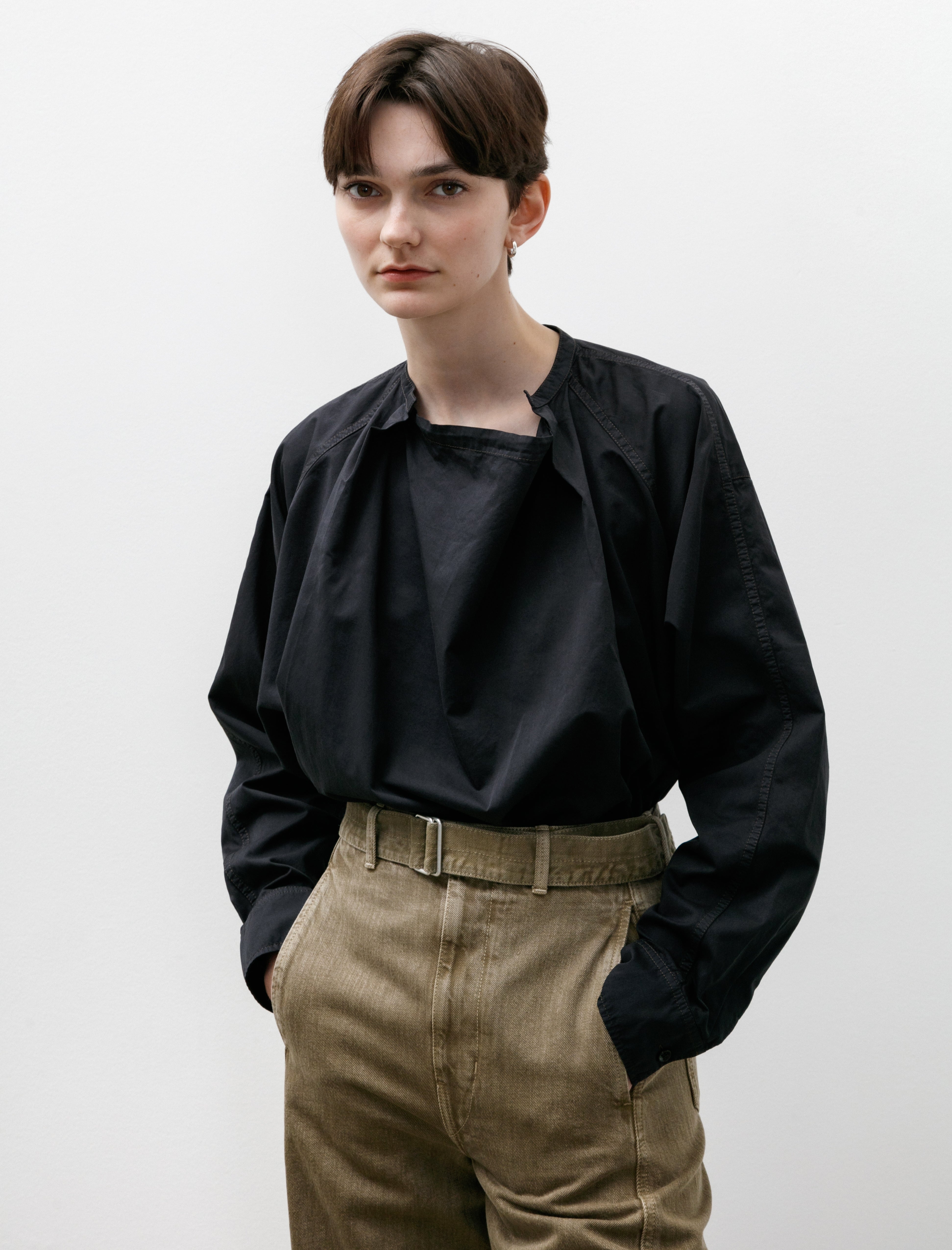 Lemaire Twisted Top Ash Black