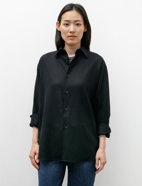 Super Light Wool Shirt Black