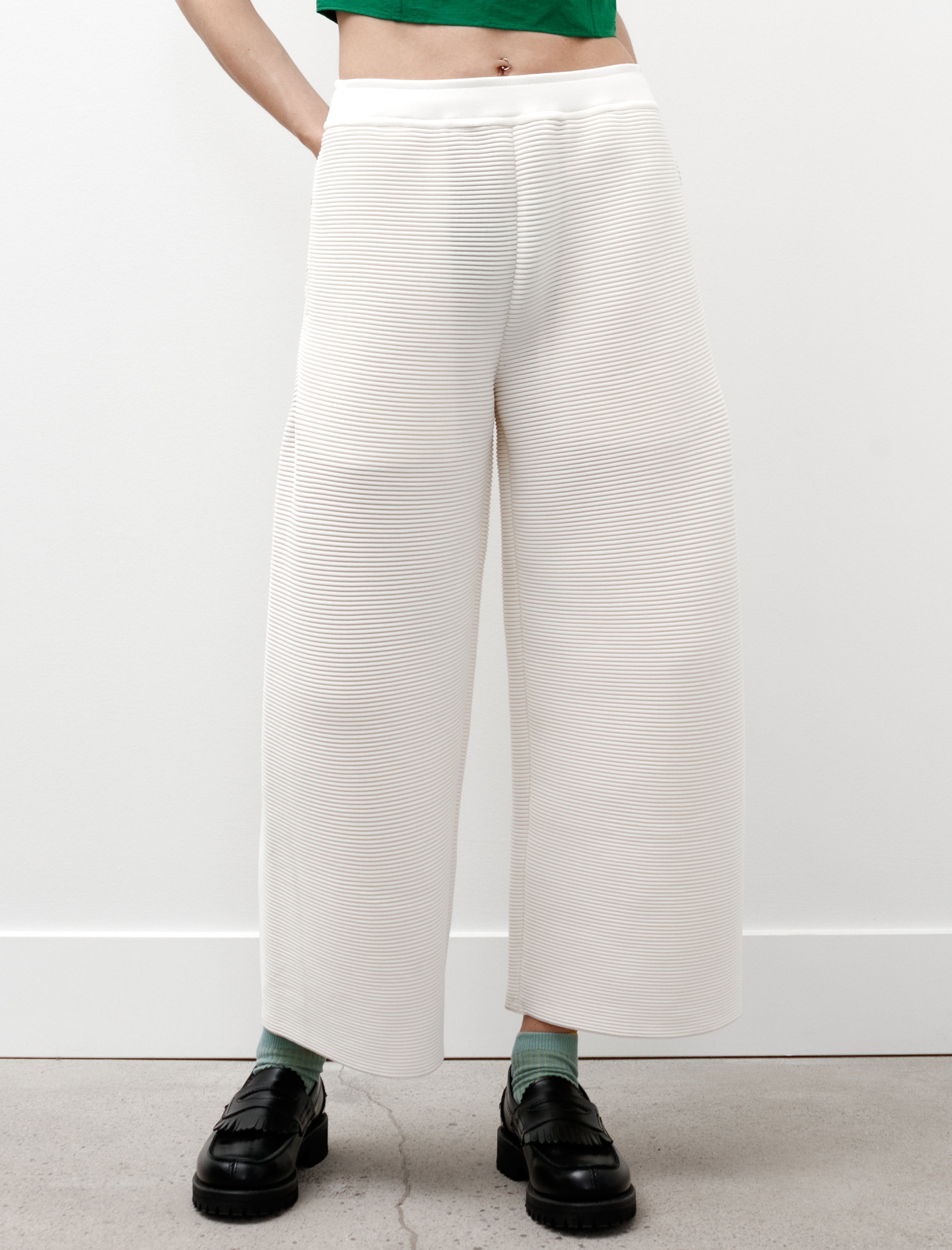 Stratum Knit Pants 2 White