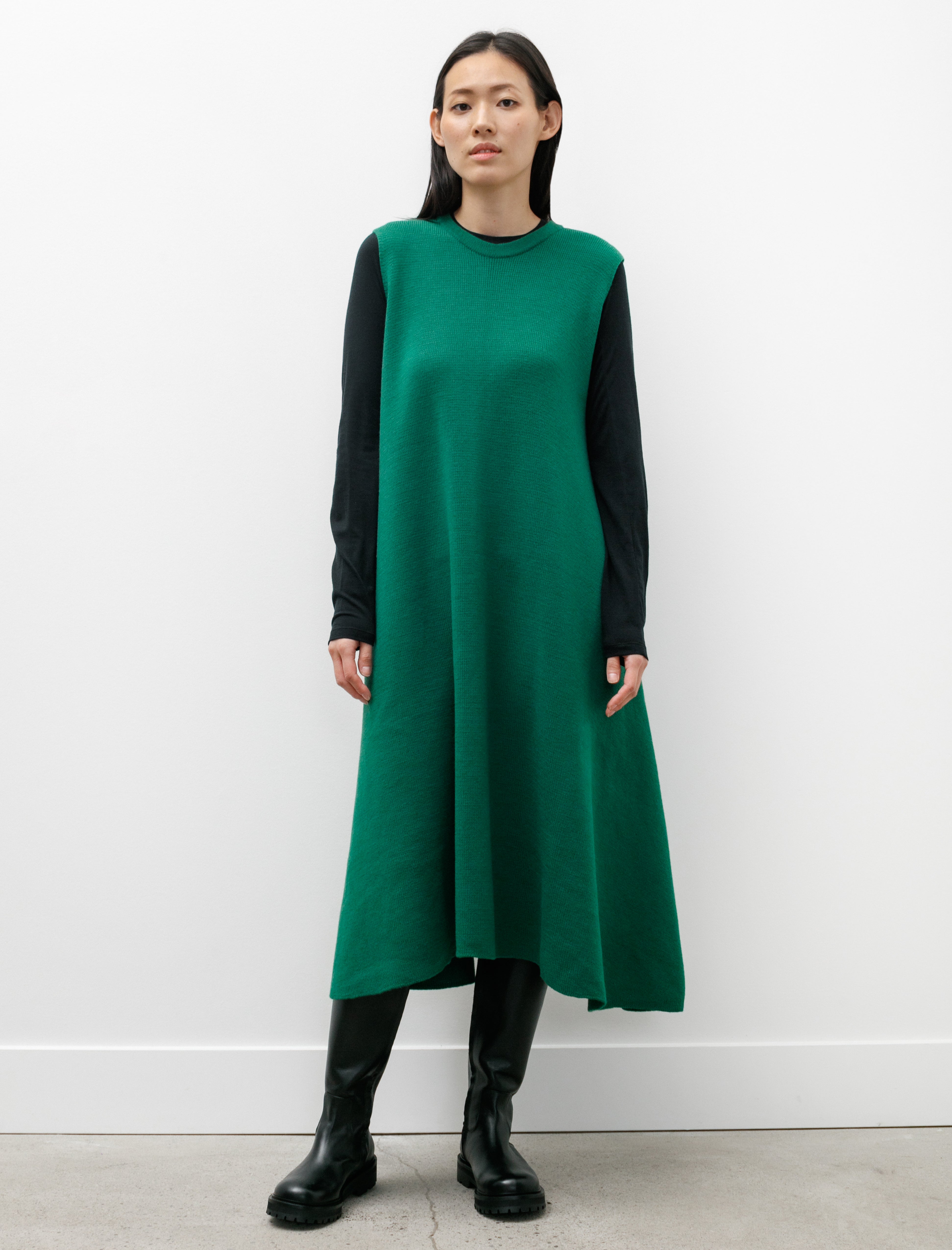 CFCL Wool Milan Sleeveless Dress Grass – Neighbour