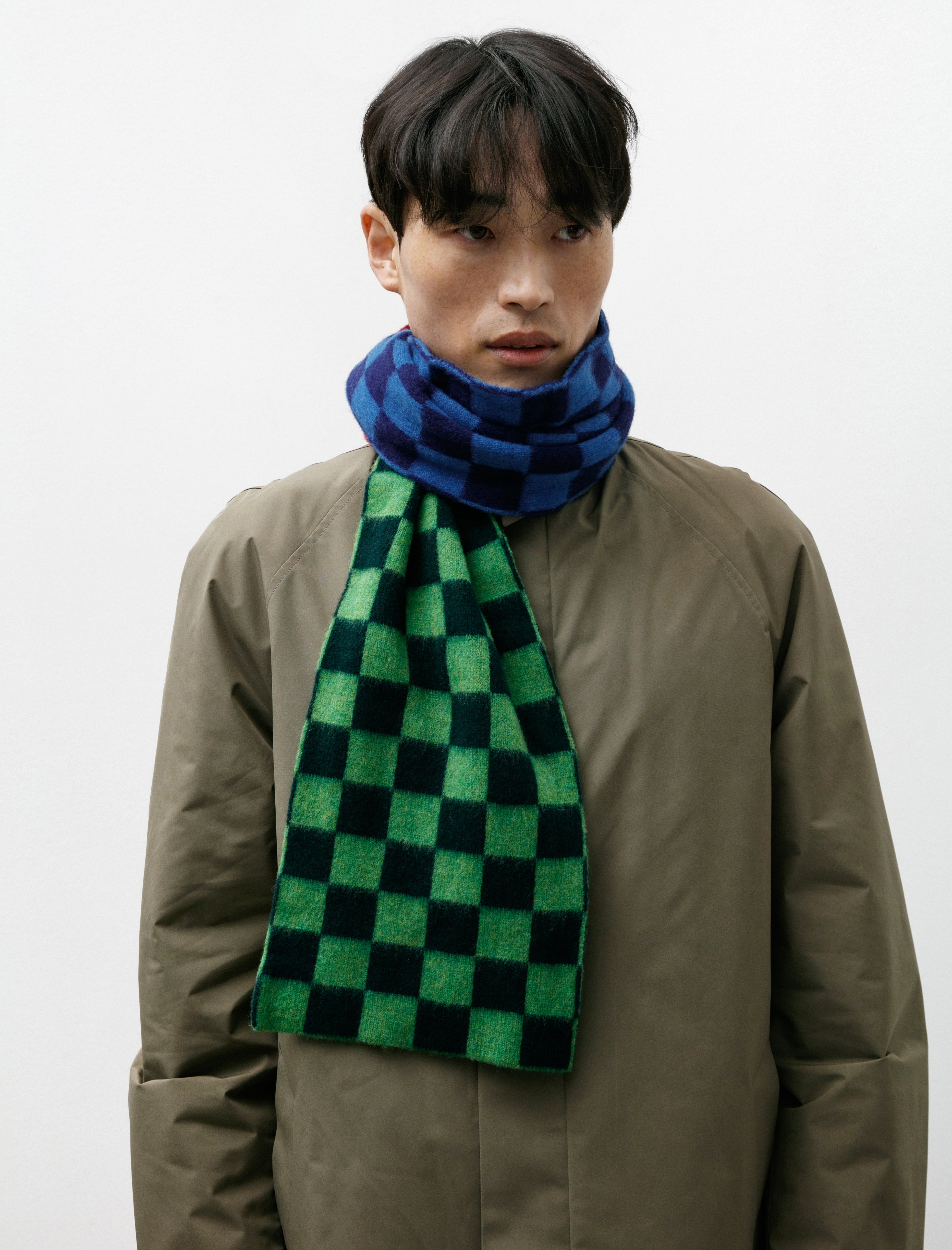 Howlin' Cosmic Checkerboard Scarf Forest