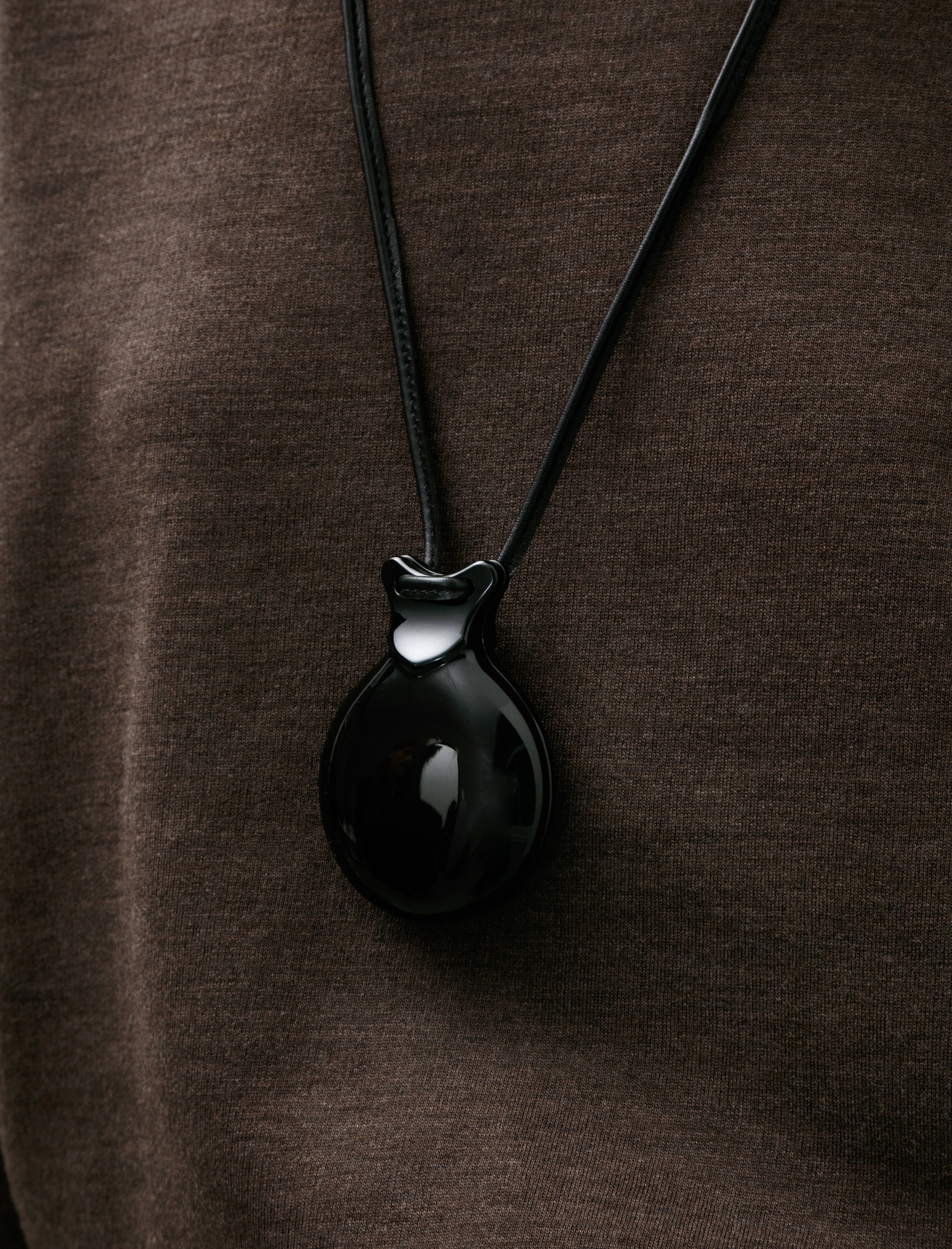 Lemaire Castanet Necklace Black