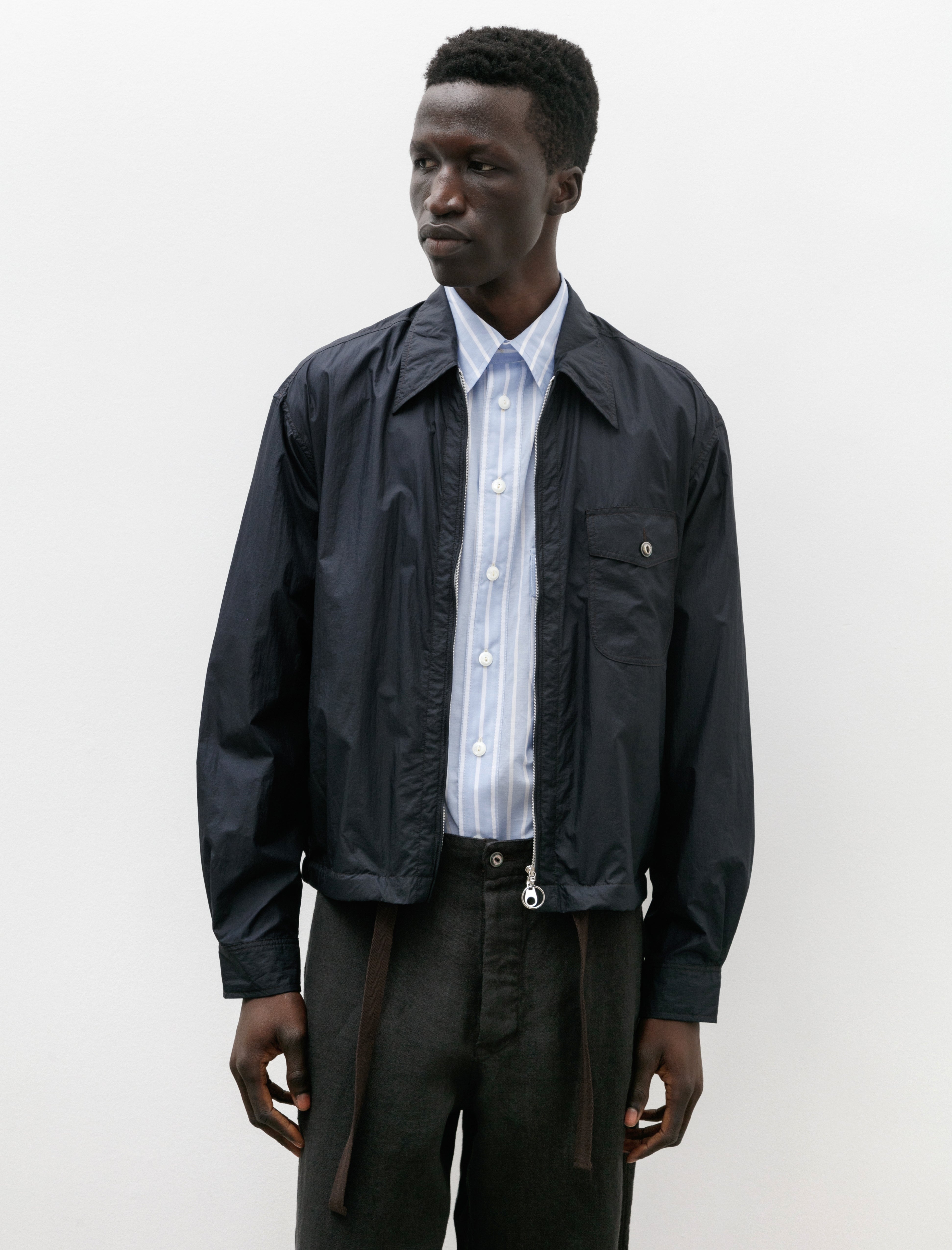 L.E.J Shell Blouson Navy