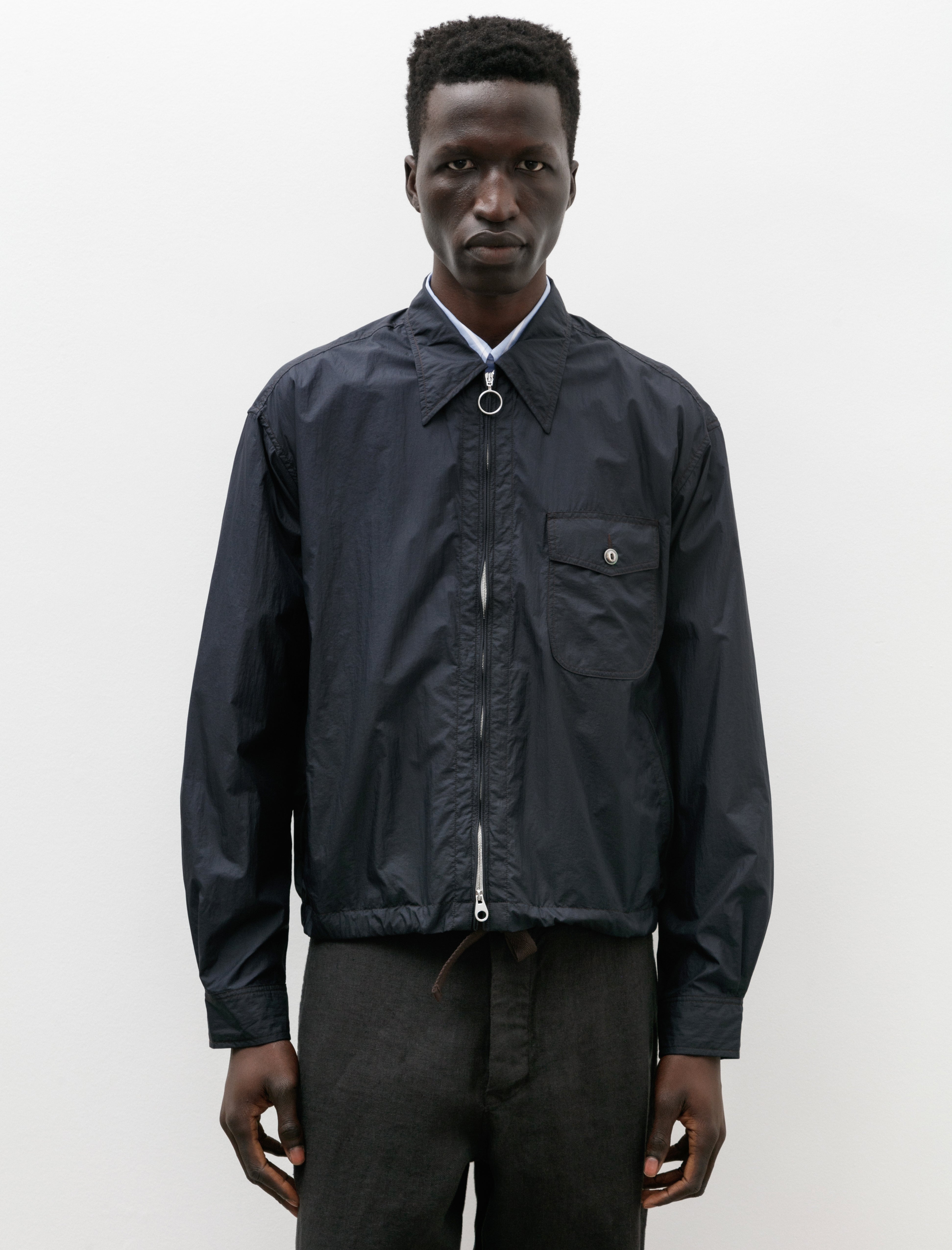 L.E.J Shell Blouson Navy