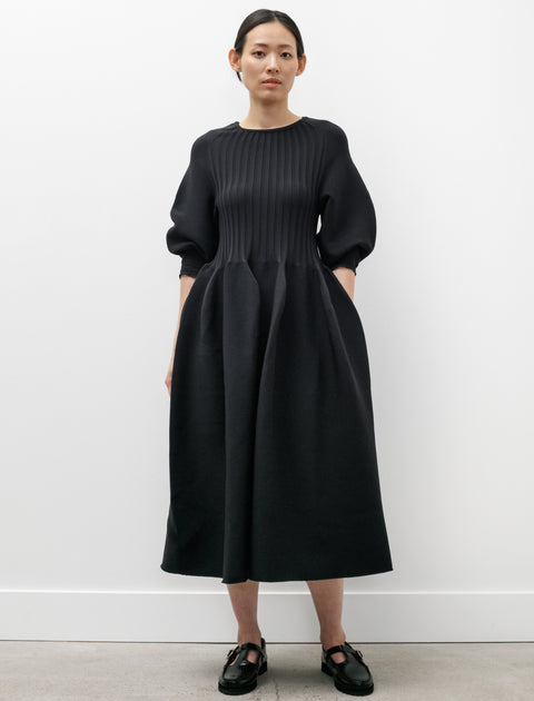 CFCL Pottery Long Puffed Sleeve Dress Black – Neighbour