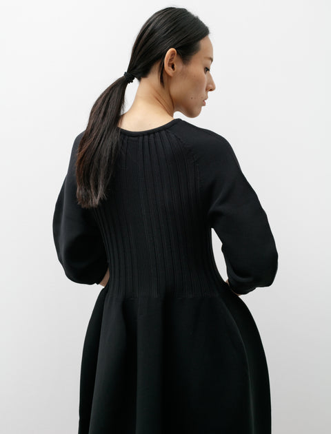 CFCL Pottery Long Puffed Sleeve Dress Black – Neighbour