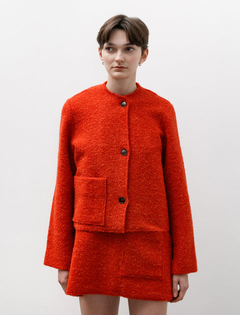 Eleph Bouclé Lulu Jacket Red