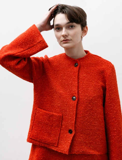 Eleph Bouclé Lulu Jacket Red