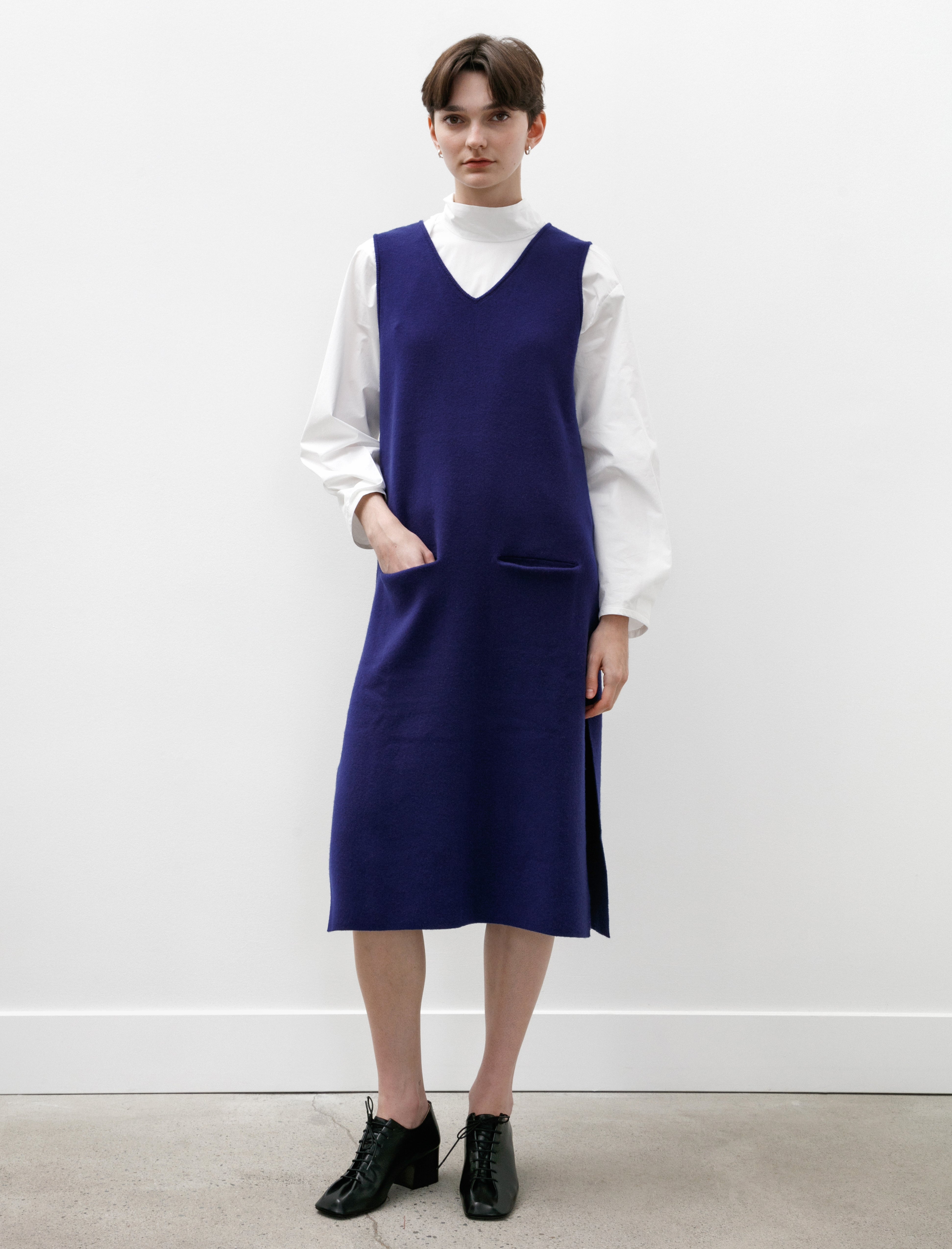 Eleph Over Dress Knit French Blue