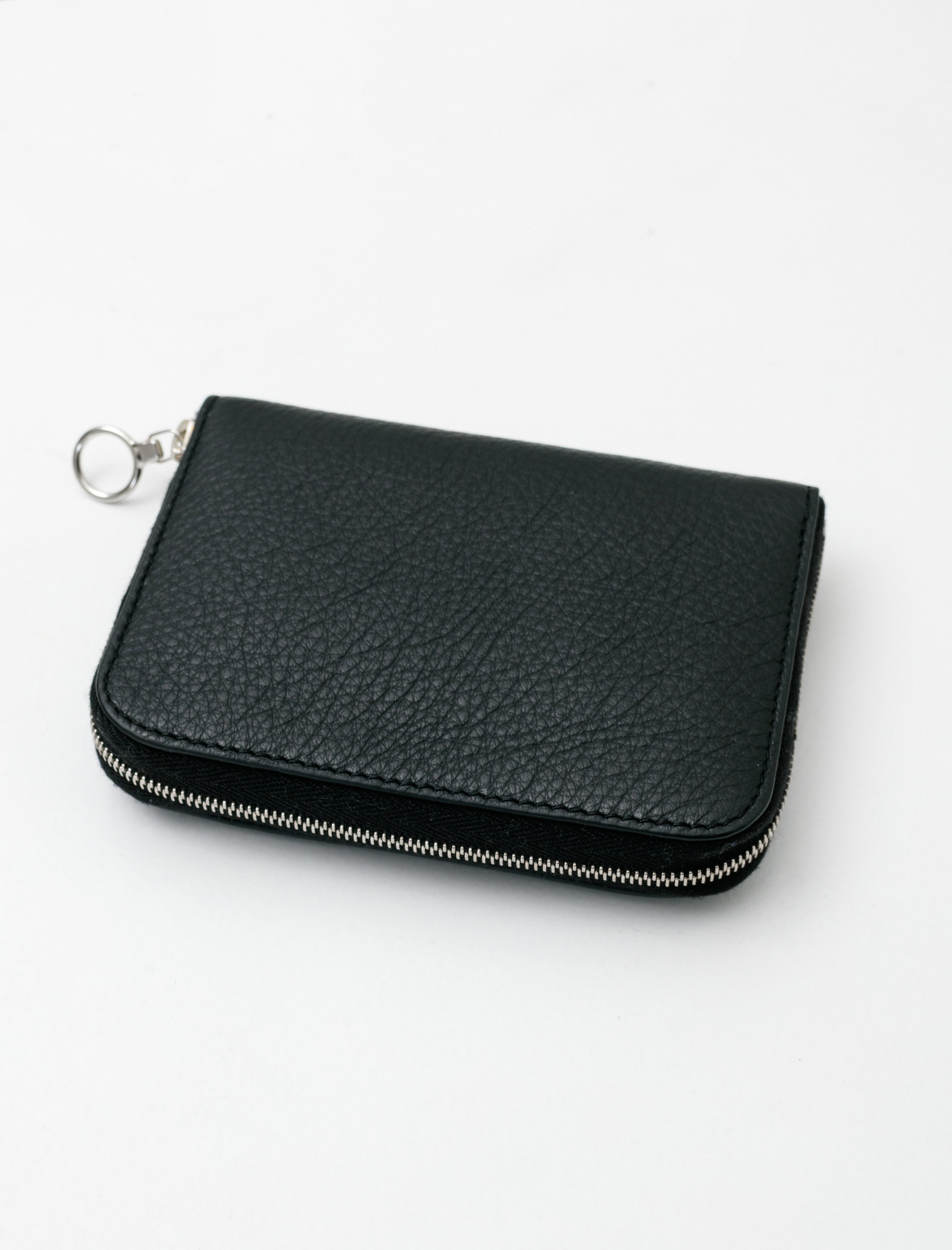 Aeta Pebbled Leather Rounded Wallet