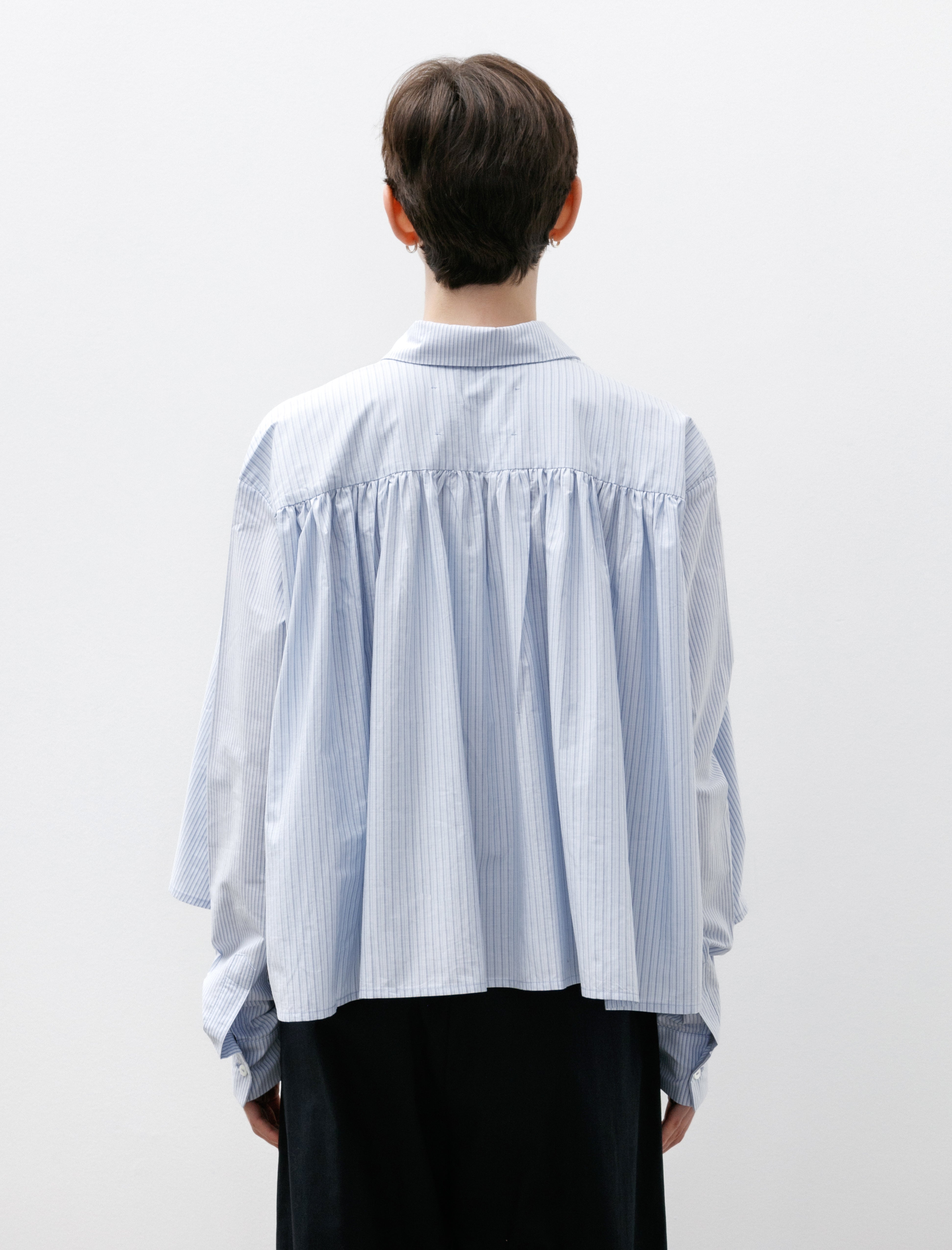 Eleph Flo Blouse Light Blue Stripe