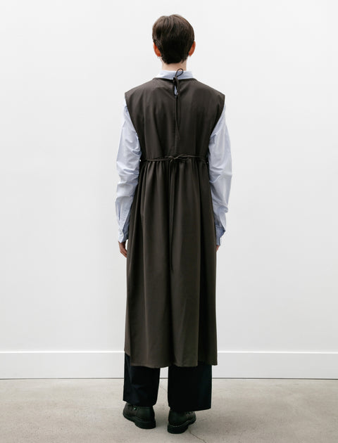 Eleph Strik Dress Brown Wool