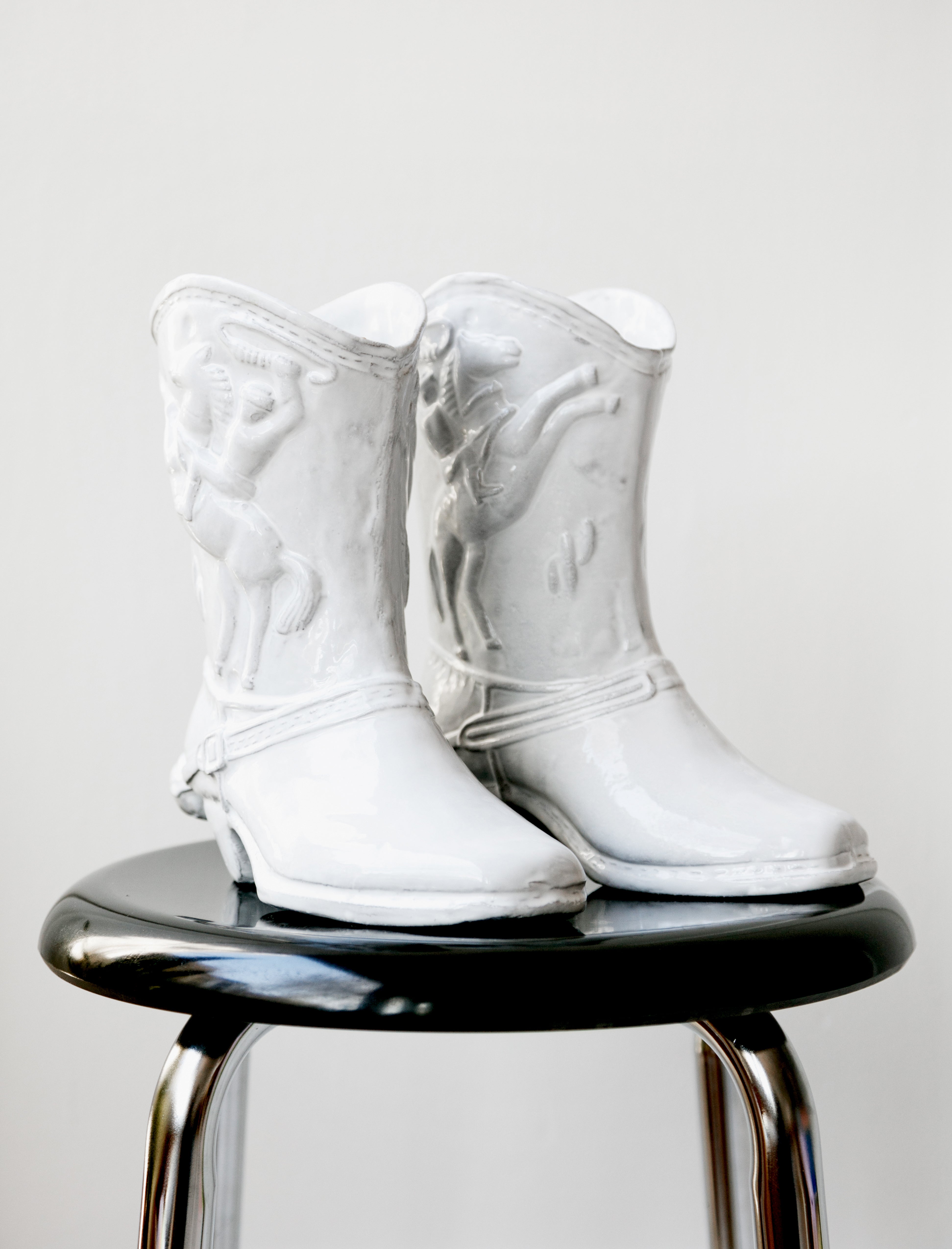 Astier de Villatte Tucson Left Boot Vase