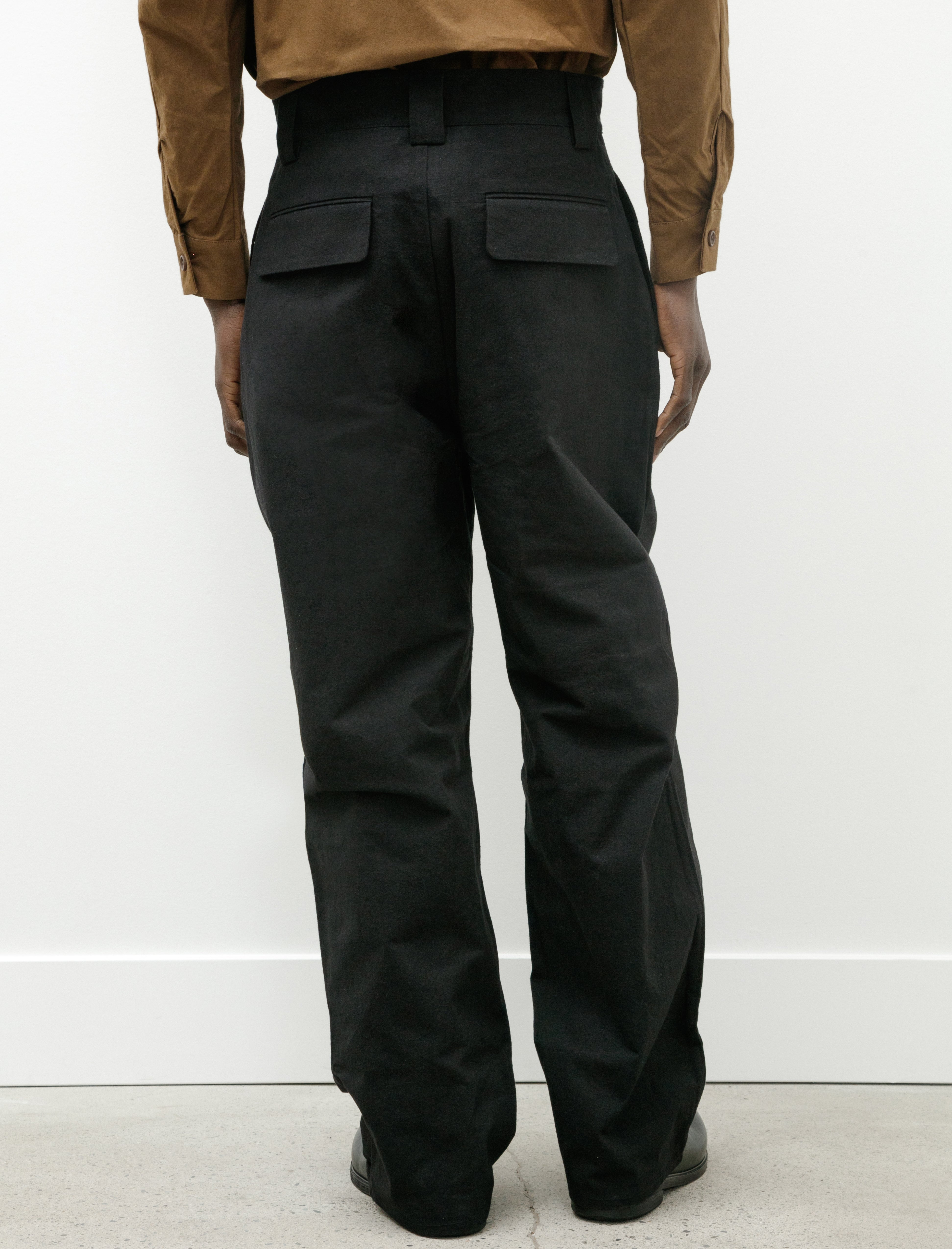 MAN-TLE R16 Y-6 Pants Black Wax