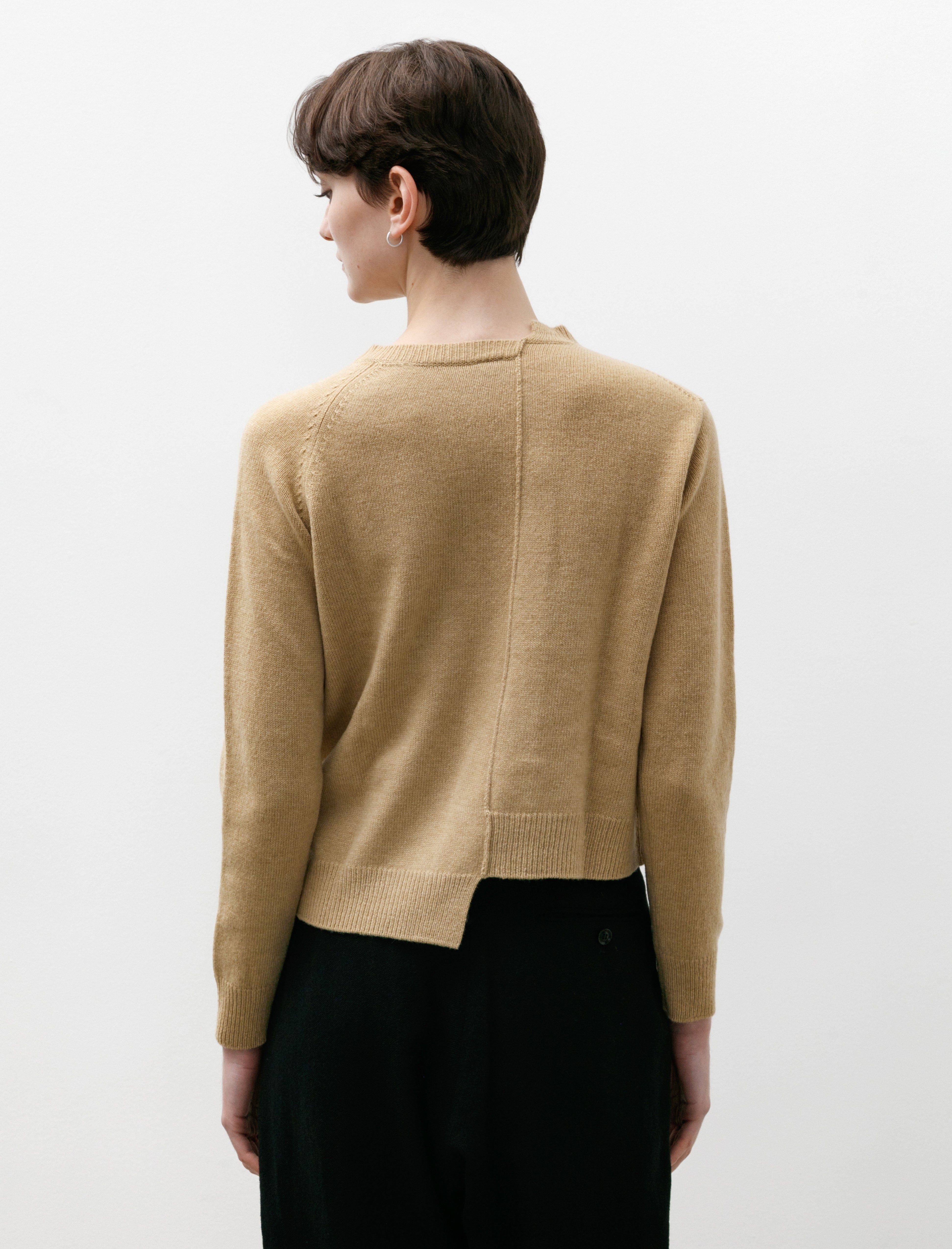 Y's by Yohji Yamamoto Asymmetry Y's Cardigan Beige