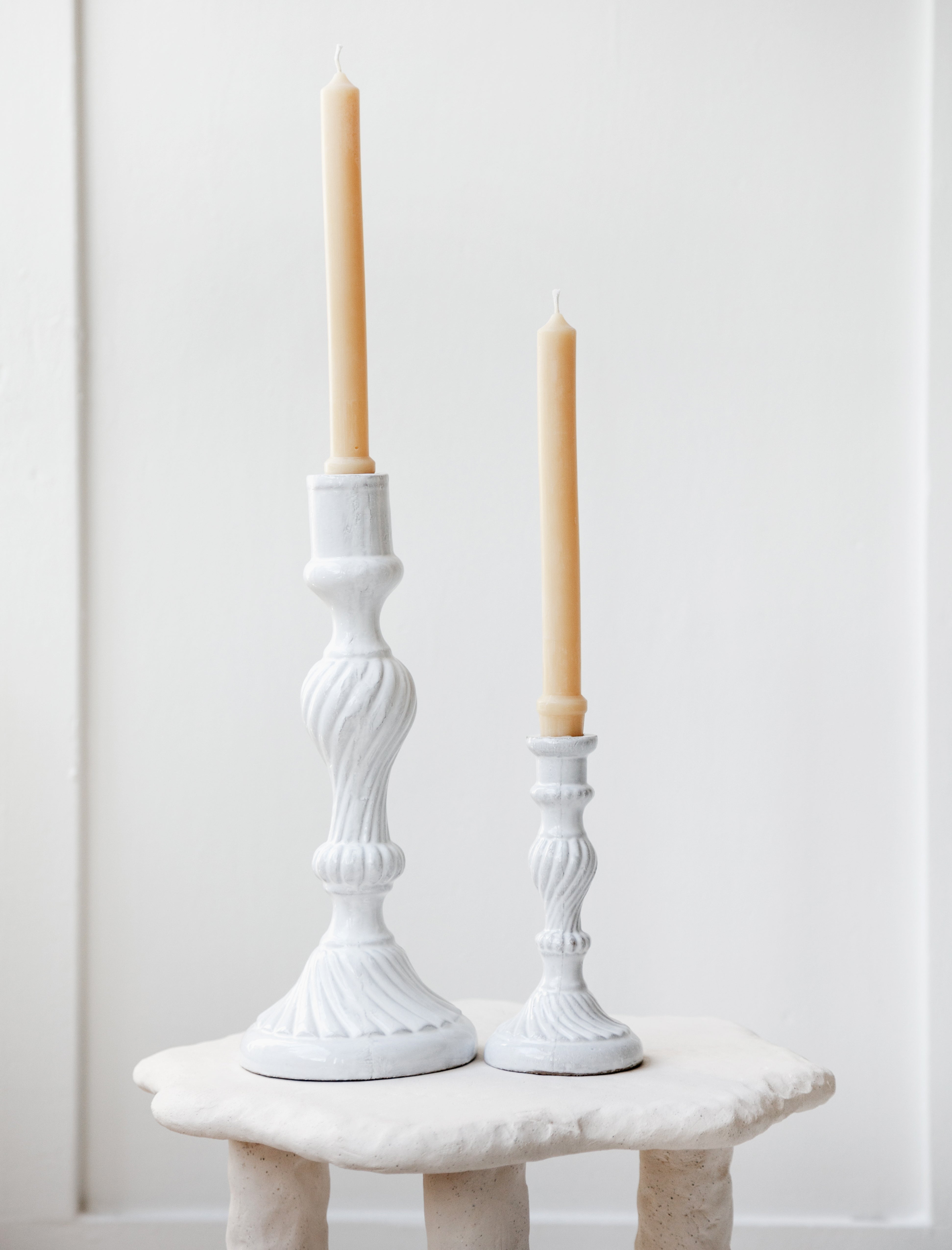 Astier de Villatte Small Peggy Candlestick