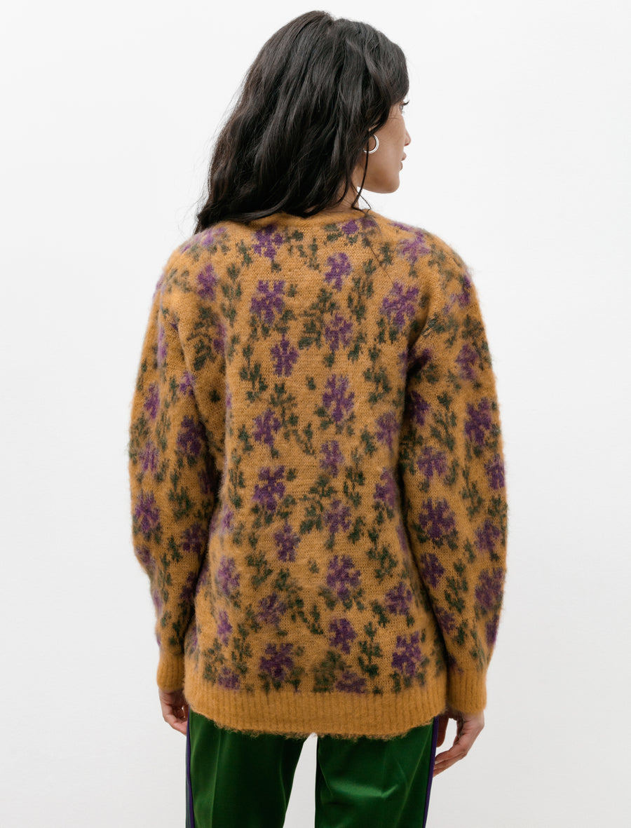 Needles Mohair Cardigan Yellow Flowers – Neighbour