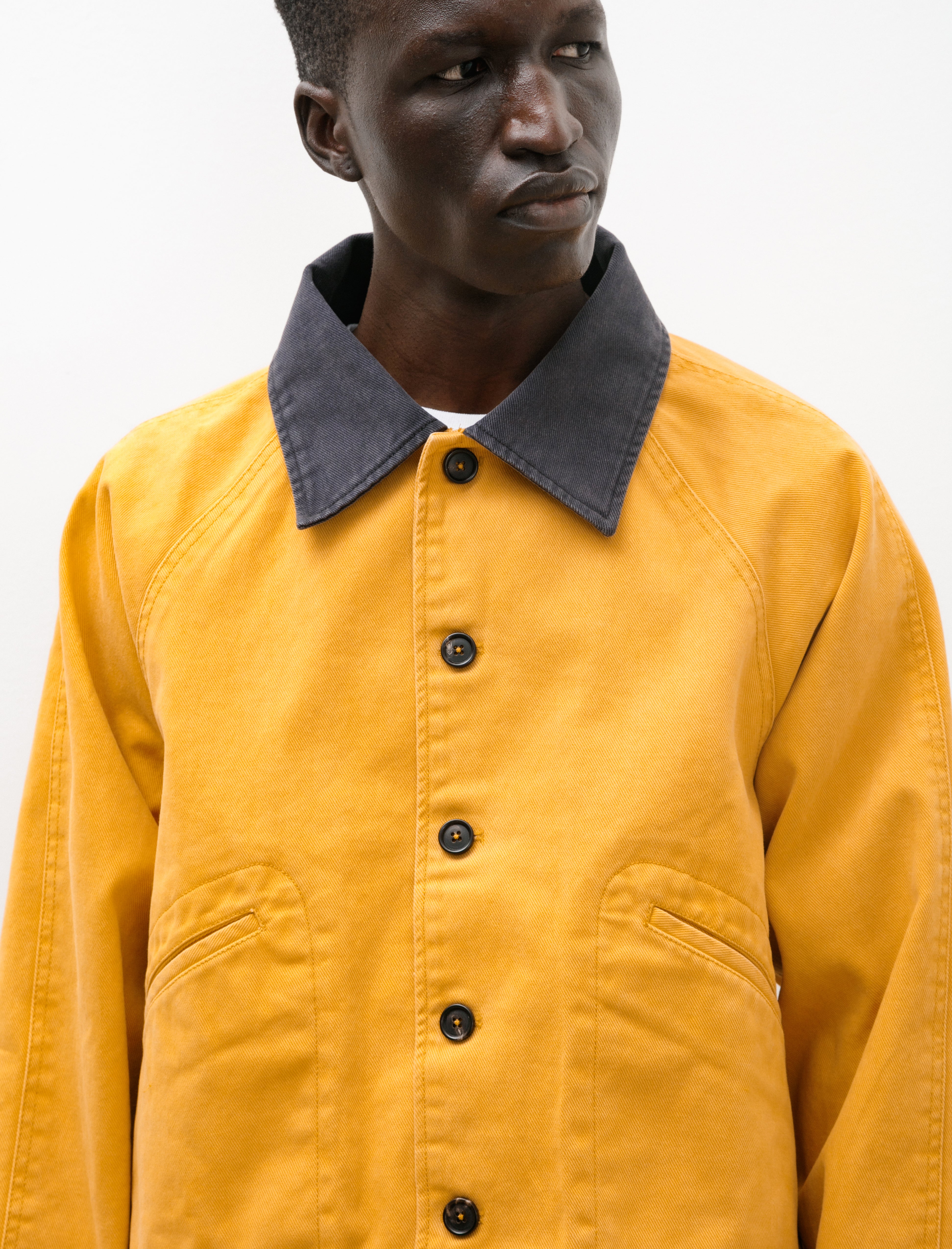 Bode Banbury Jacket Yellow Black