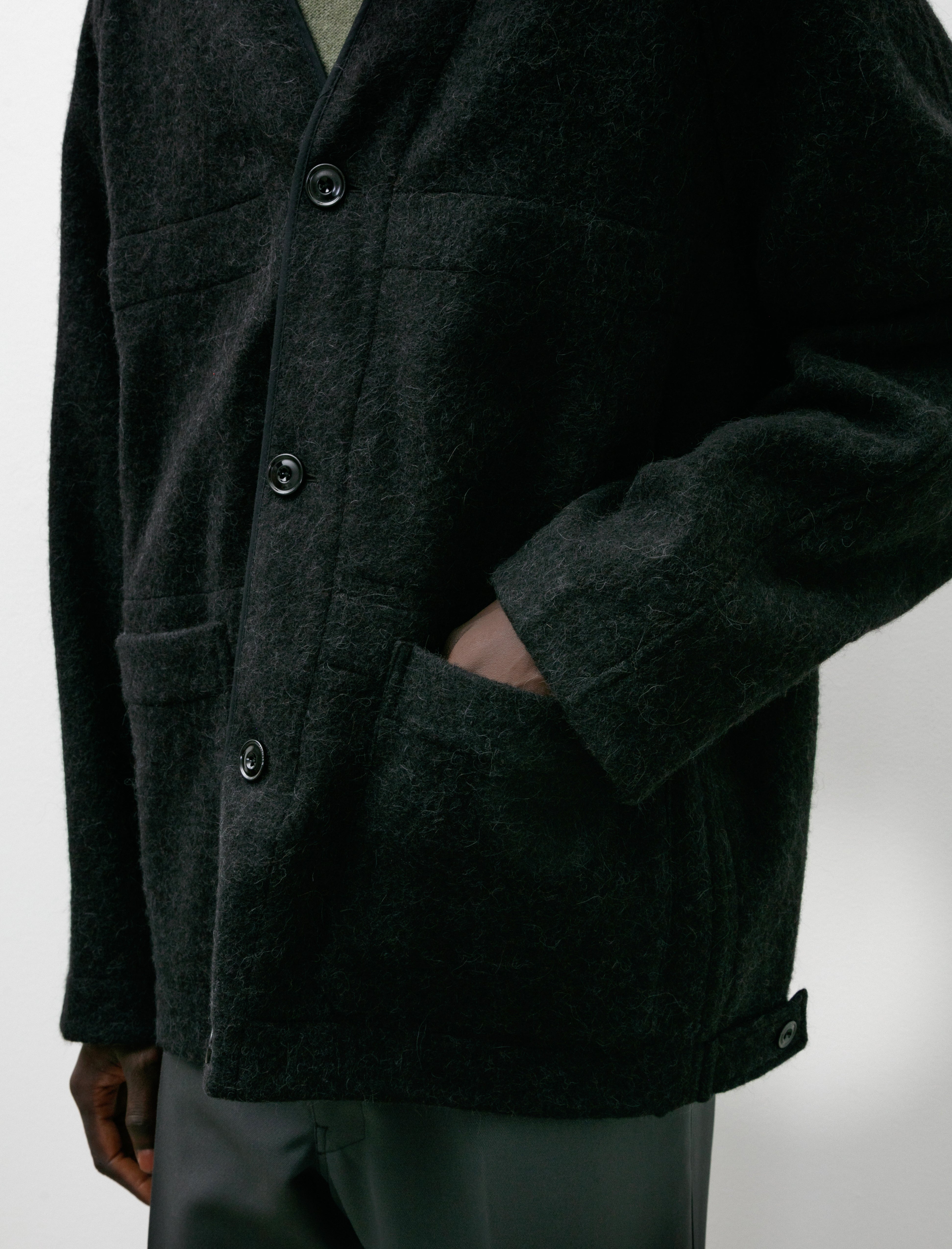 Lemaire Raglan Jacket Liner Black