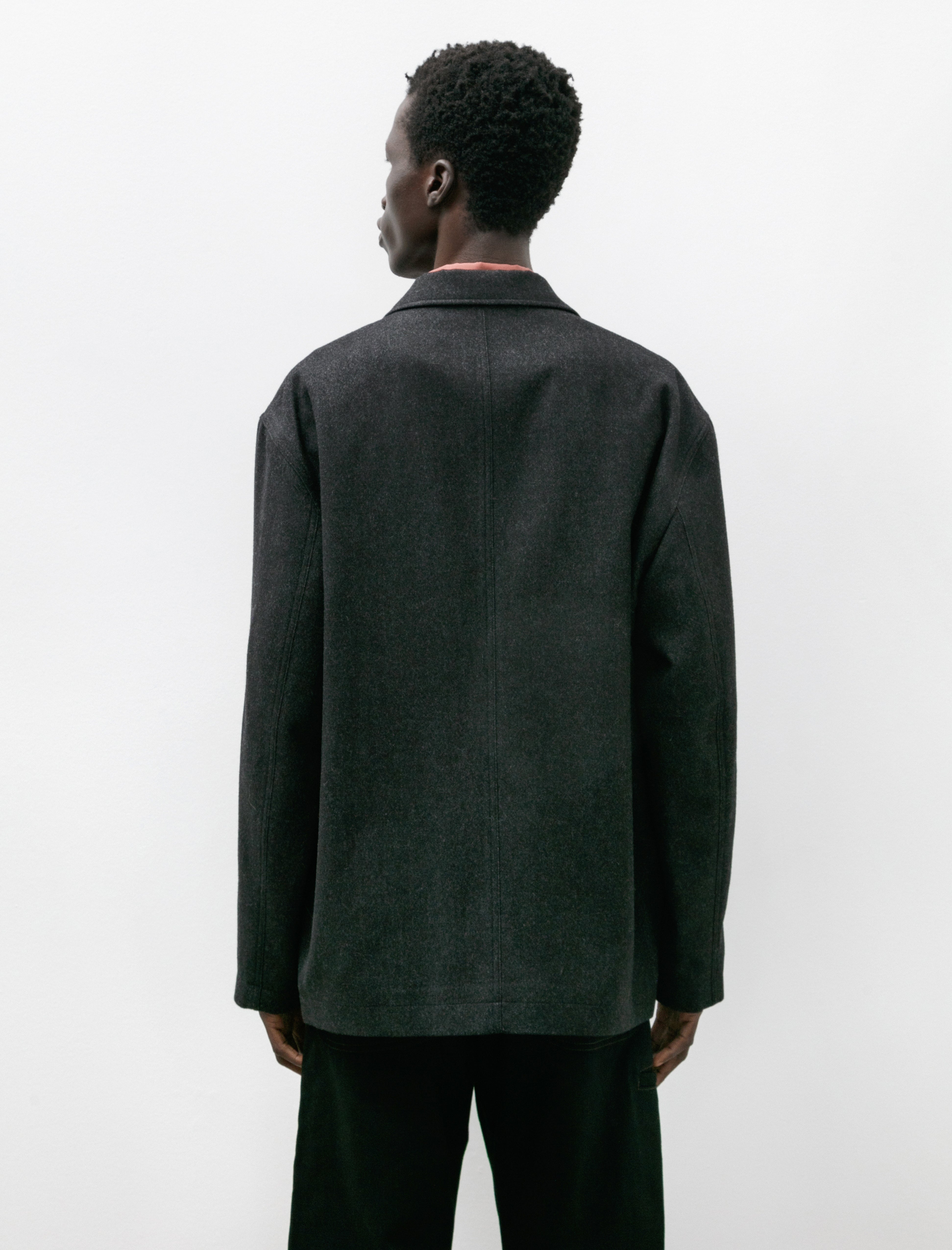 Lemaire Relaxed SB Workwear Jacket Black/Grey