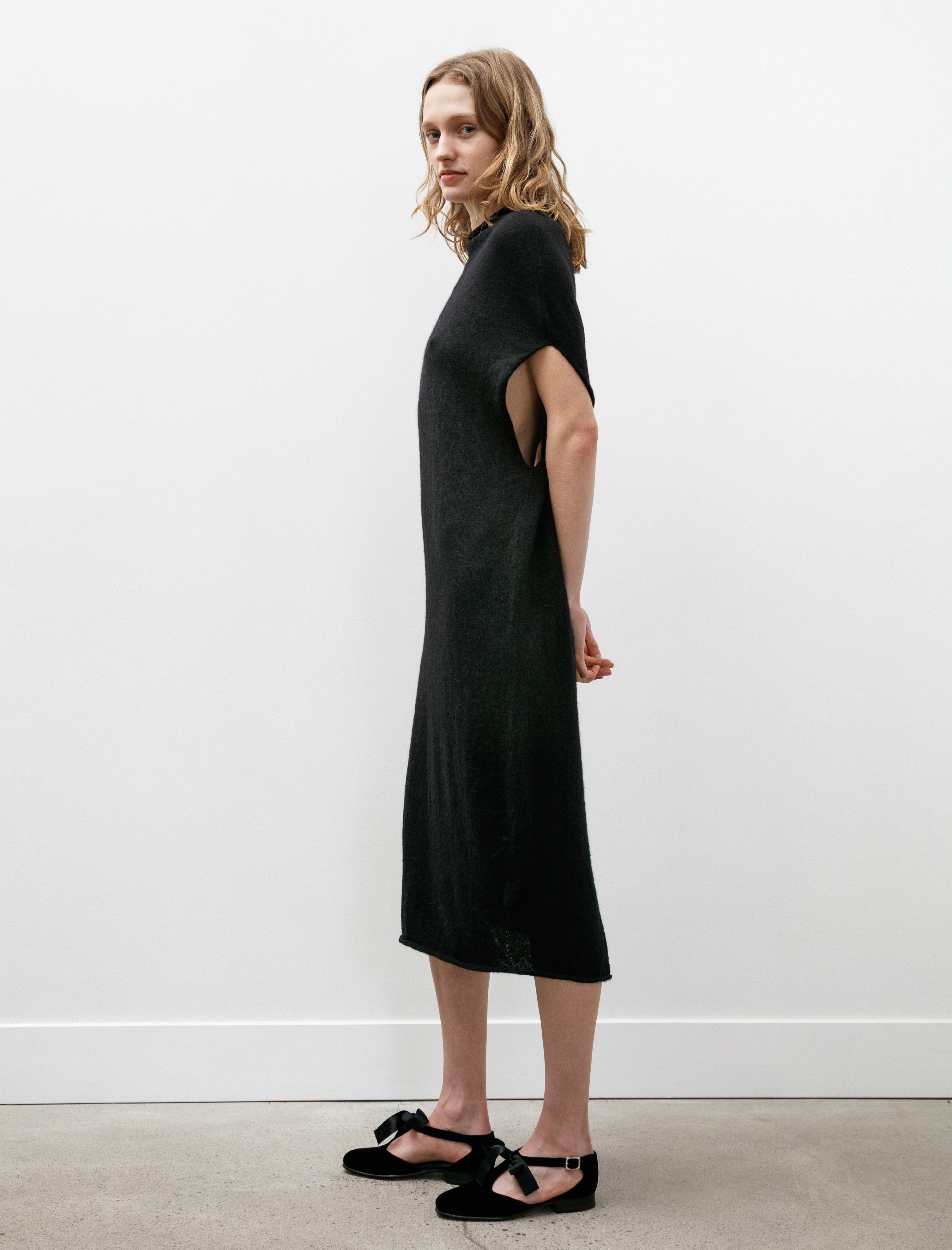 Lauren Manoogian Shoulder Dress Black