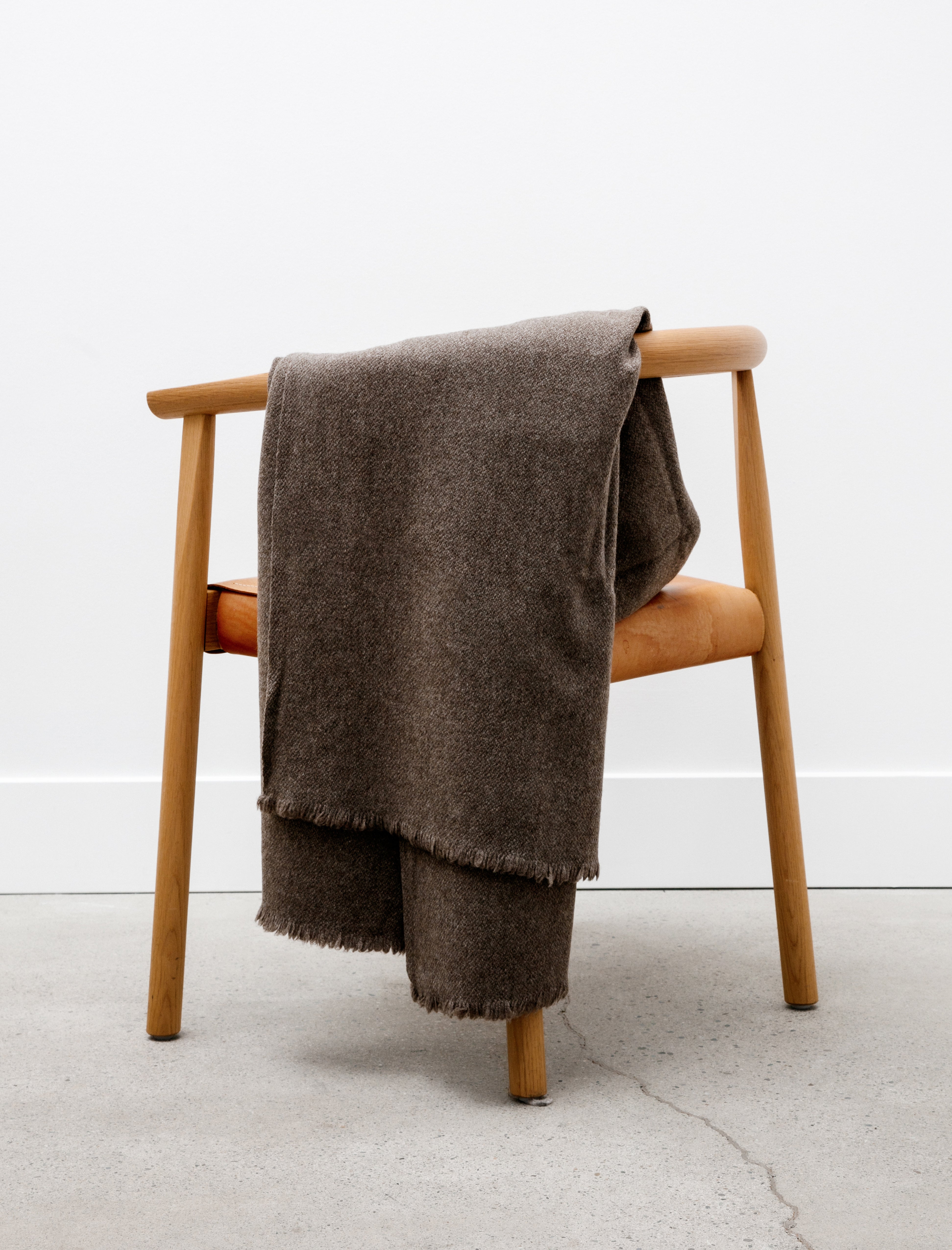 Norlha Nomad Classic Throw Natural Yak Grey