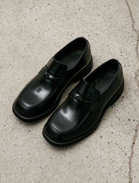 Our Legacy Nakano Shoe Glazed Black Leather M